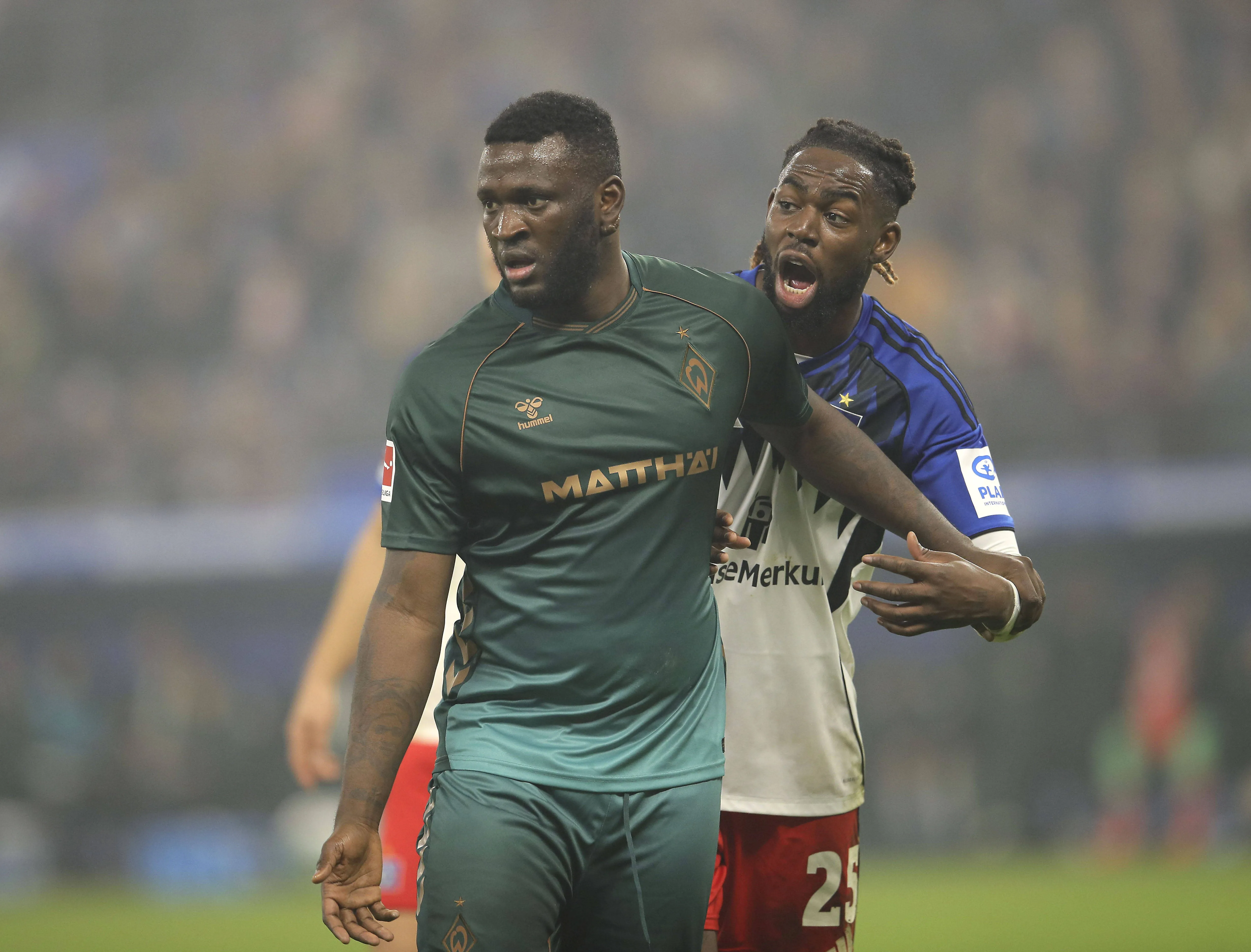 Victor BONIFACE Werder and Jordan Torunarigha
