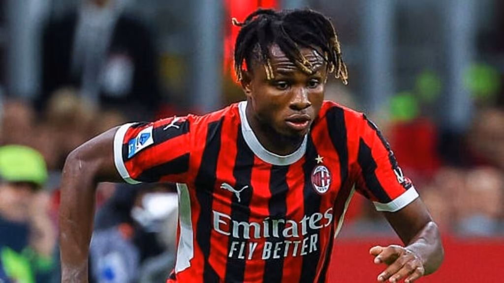 Samuel Chukwueze at AC Milan.