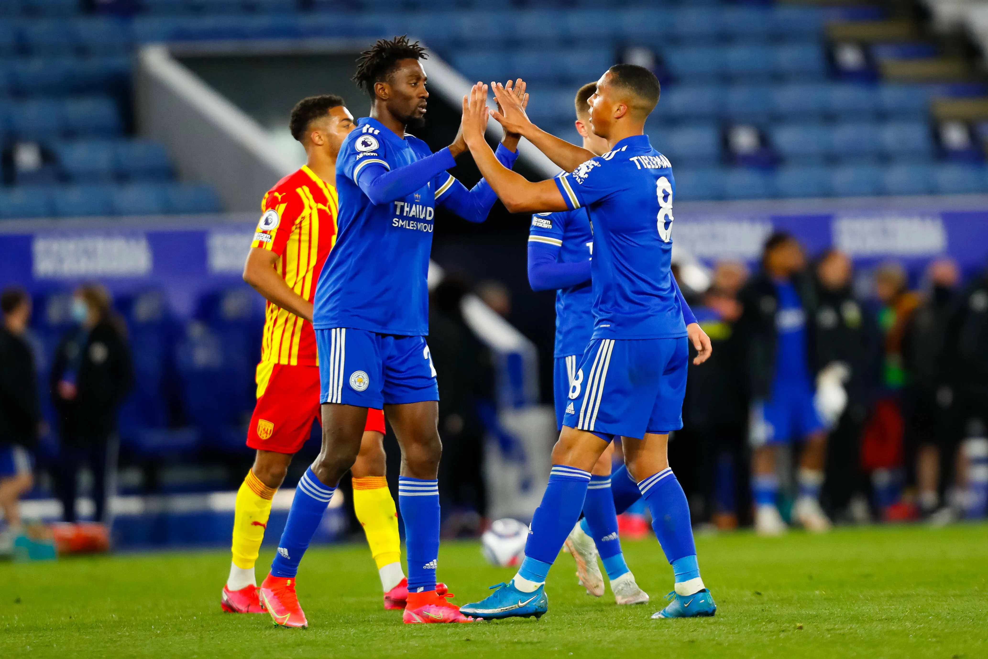 Wilfred Ndidi and Youri Tielemans at Leicester
