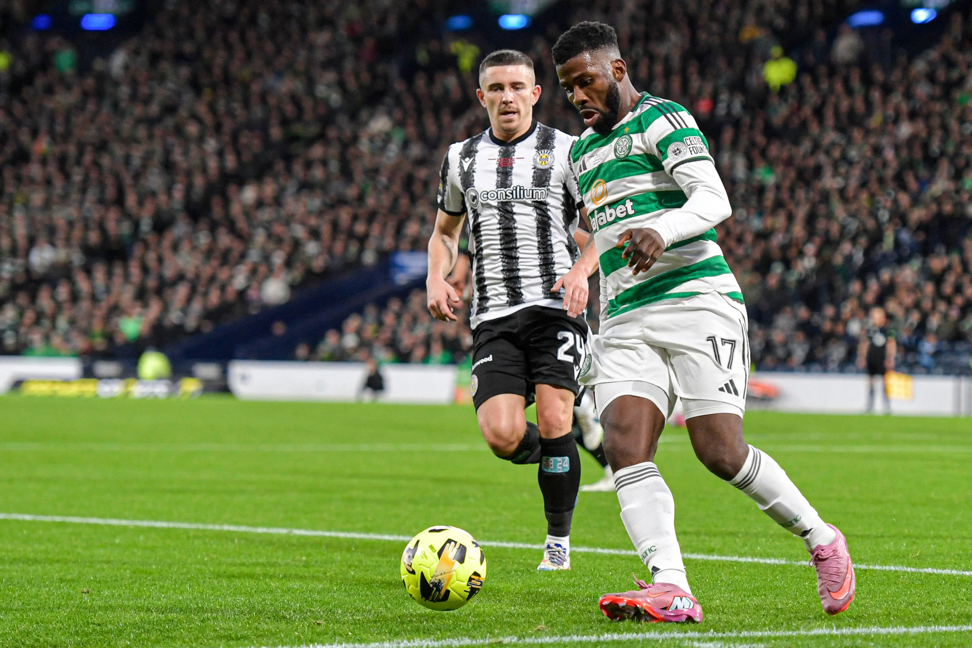 Kelechi Iheanacho of Celtic during the Premier Sports Cup Final