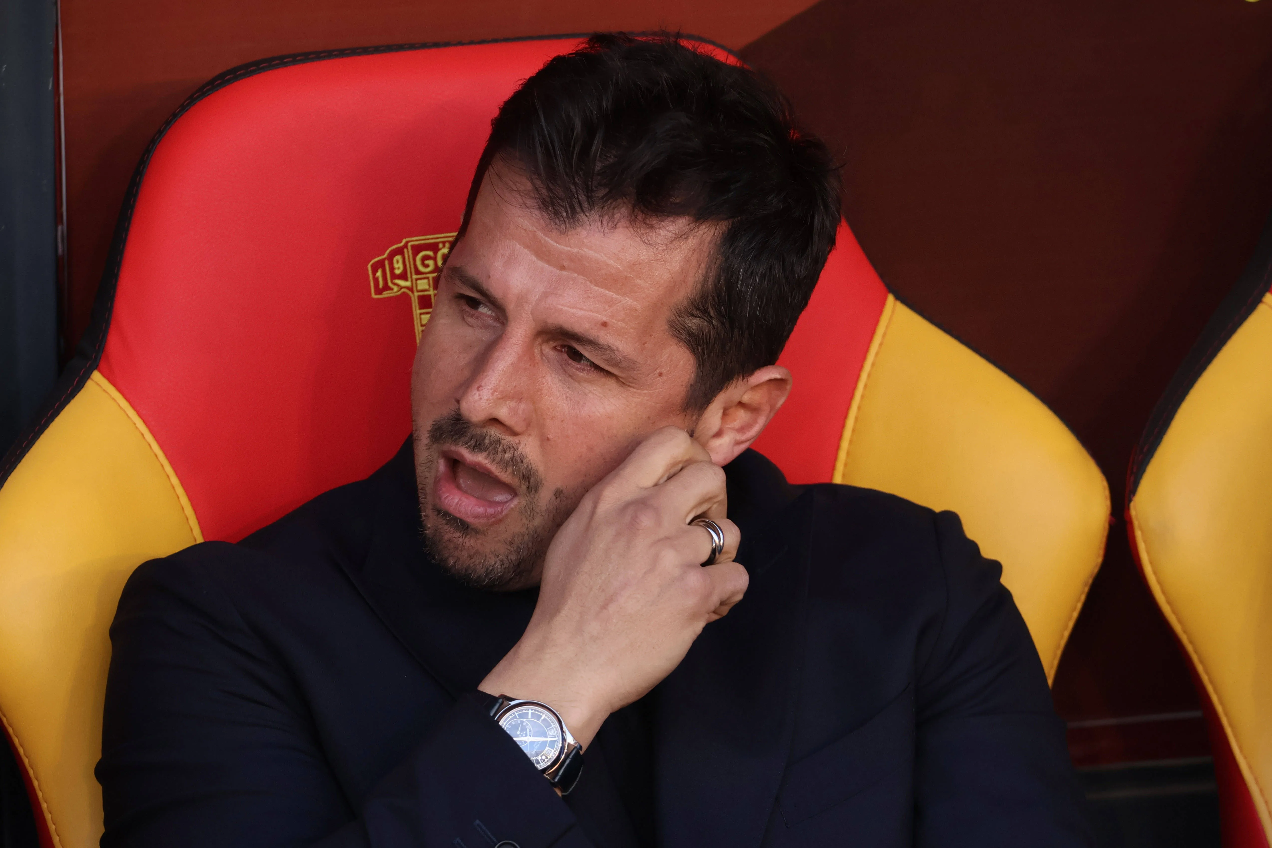 Coach Emre Belozoglu of Kasimpasa