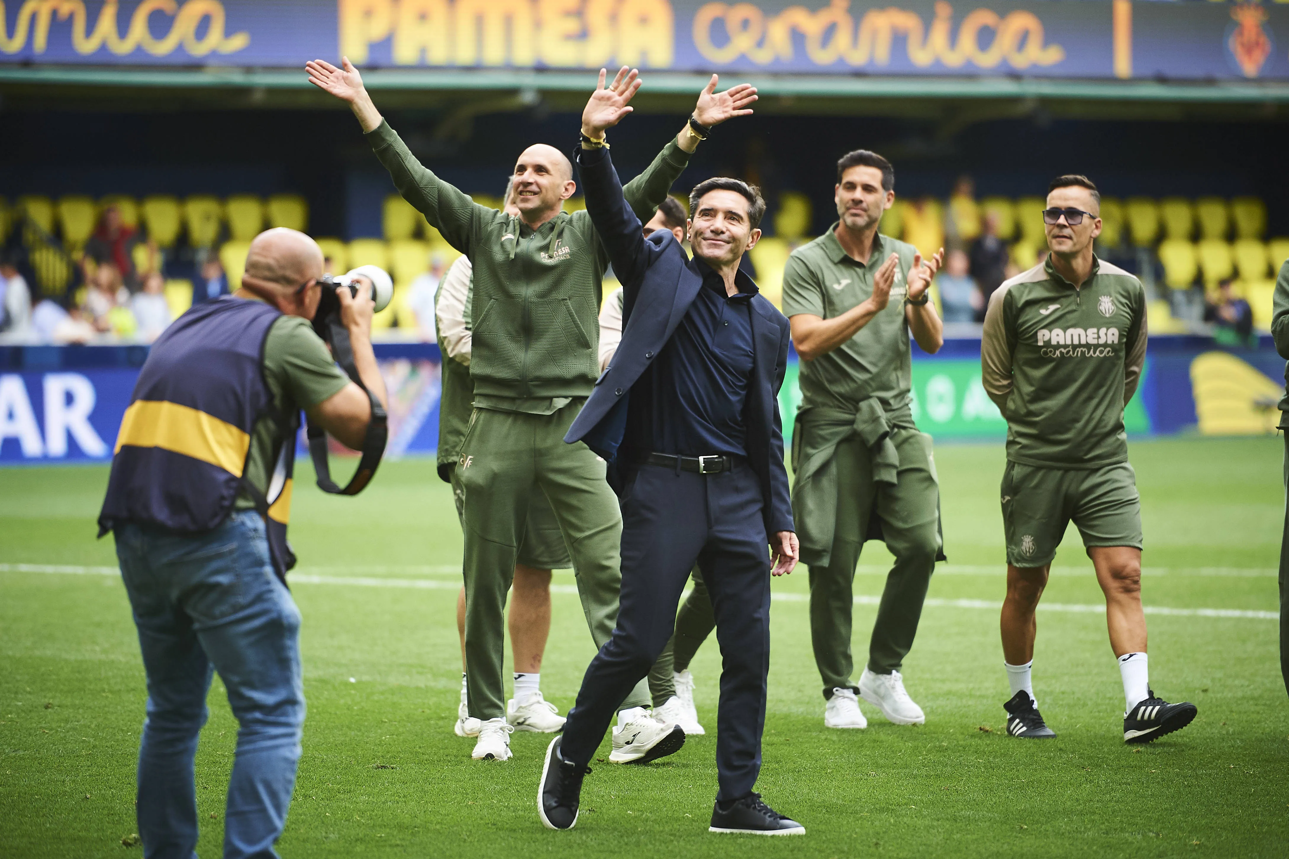 Marcelino Garcia Toral Villarreal CF during the LaLiga EA Sports match between Villarreal CF and Levante UD at Estadio de la Ceramica on May 2, 2026 in Villarreal, Spain