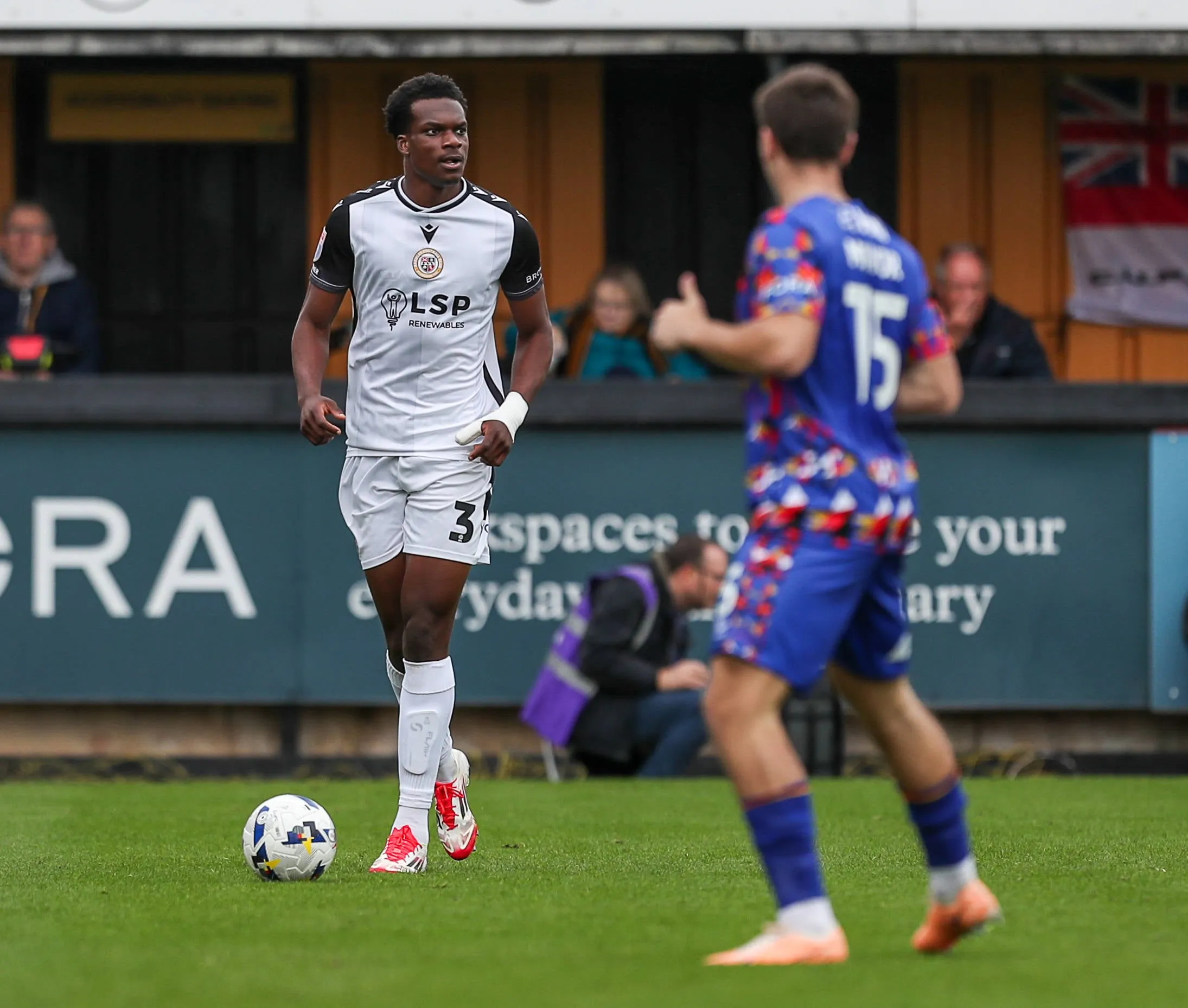 Lincoln City defender Deji Elerewe 