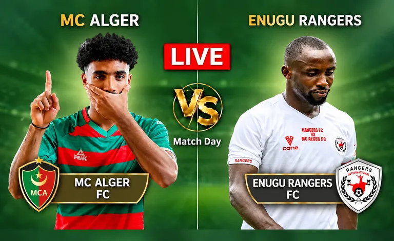 MC Alger vs Rangers LIVE: Follow scores, commentary, lineups, & result from CAF CL 2nd leg