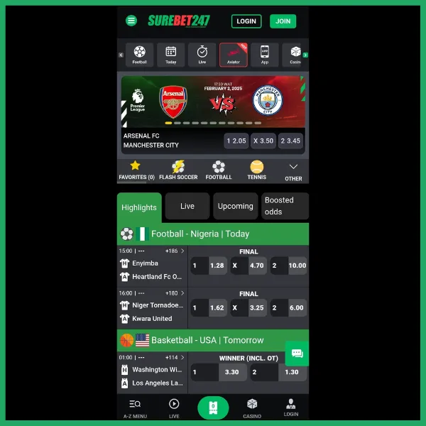 Join Surebet247 