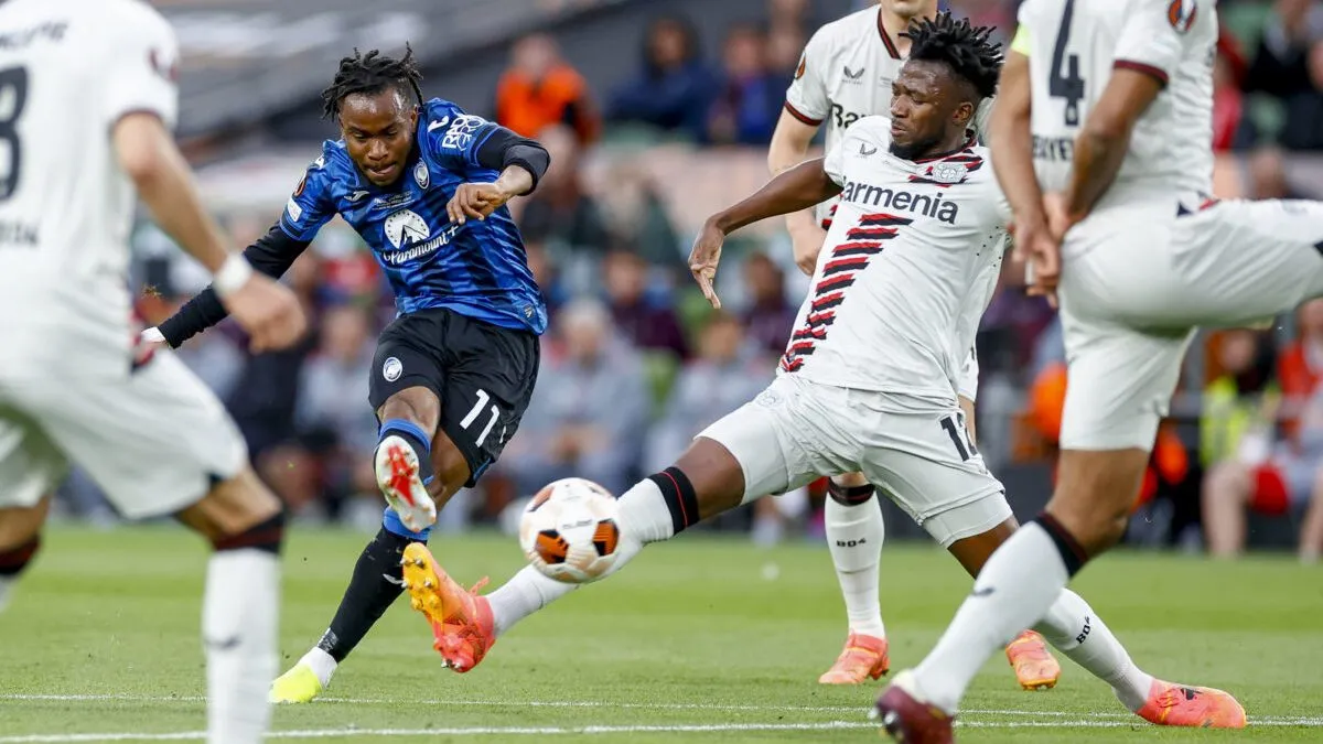 Lookman hat-trick denies Boniface and Leverkusen invincibility and Europa League trophy  