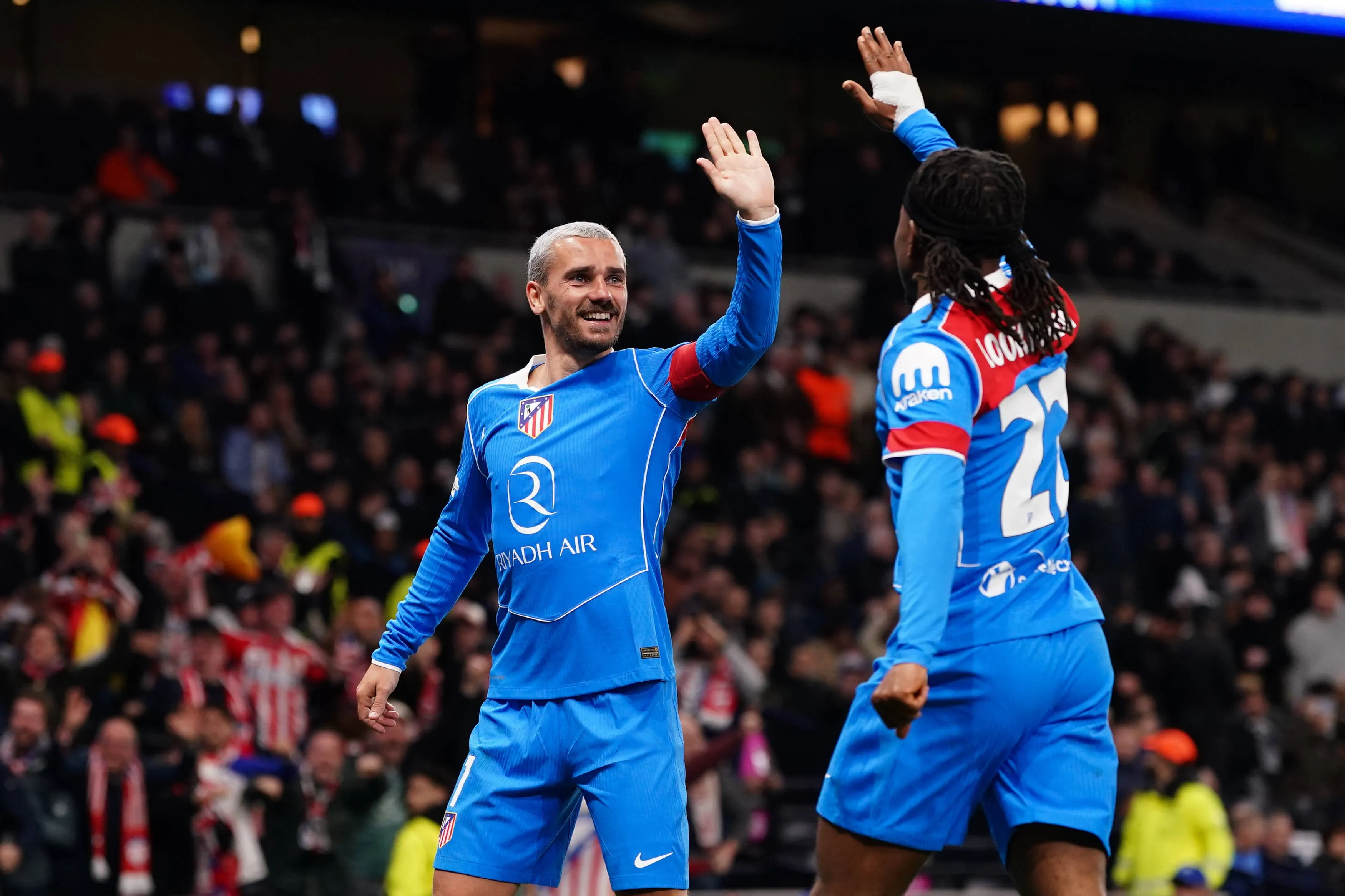 Antoine Griezmann and Ademola Lookman