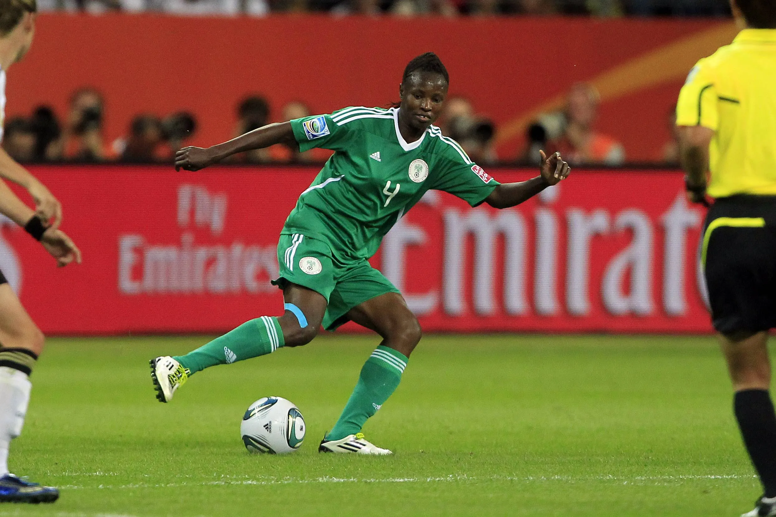 Perpetua Nkwocha for Nigeria Super Falcons. 