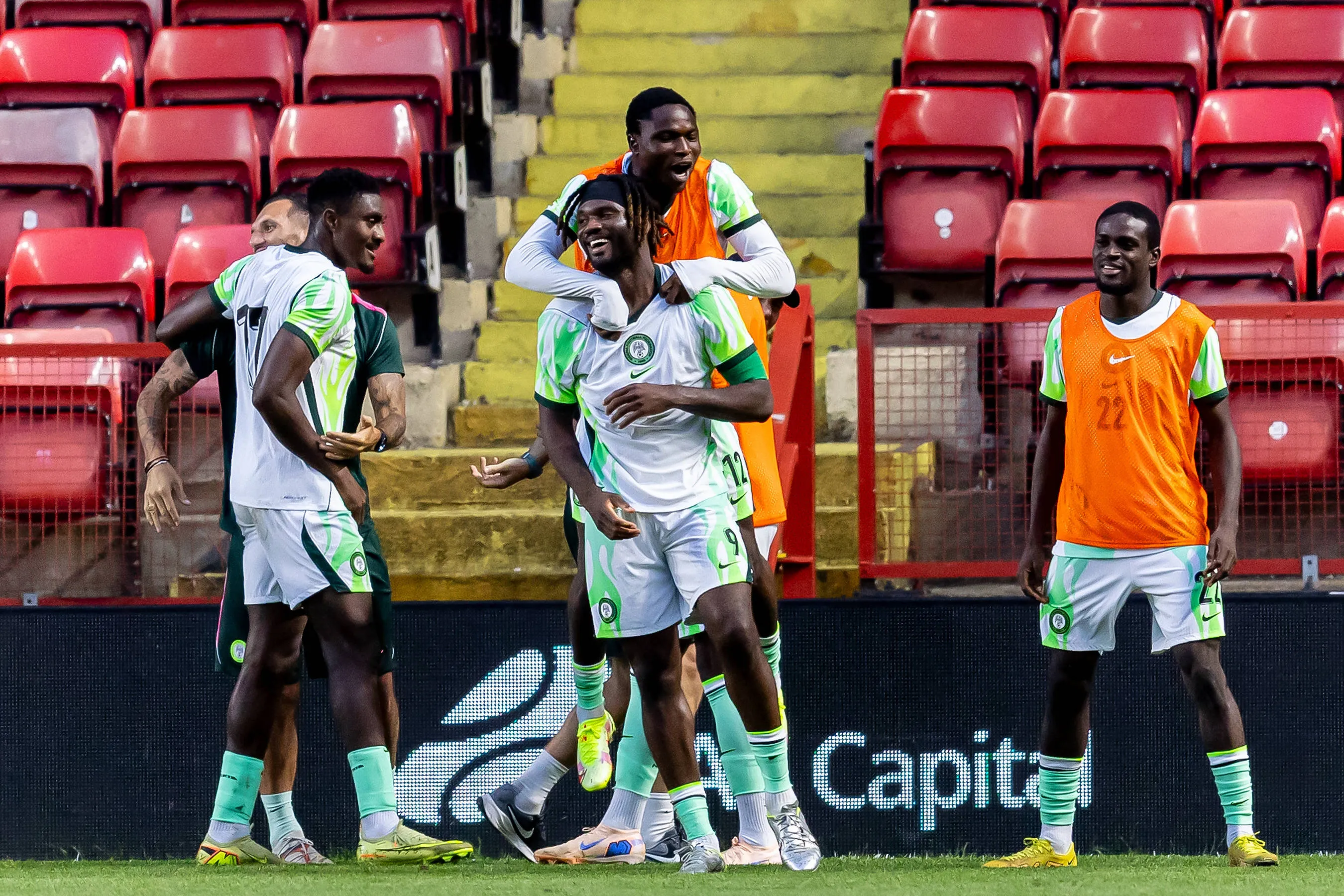 Super Eagles at the Unity Cup 