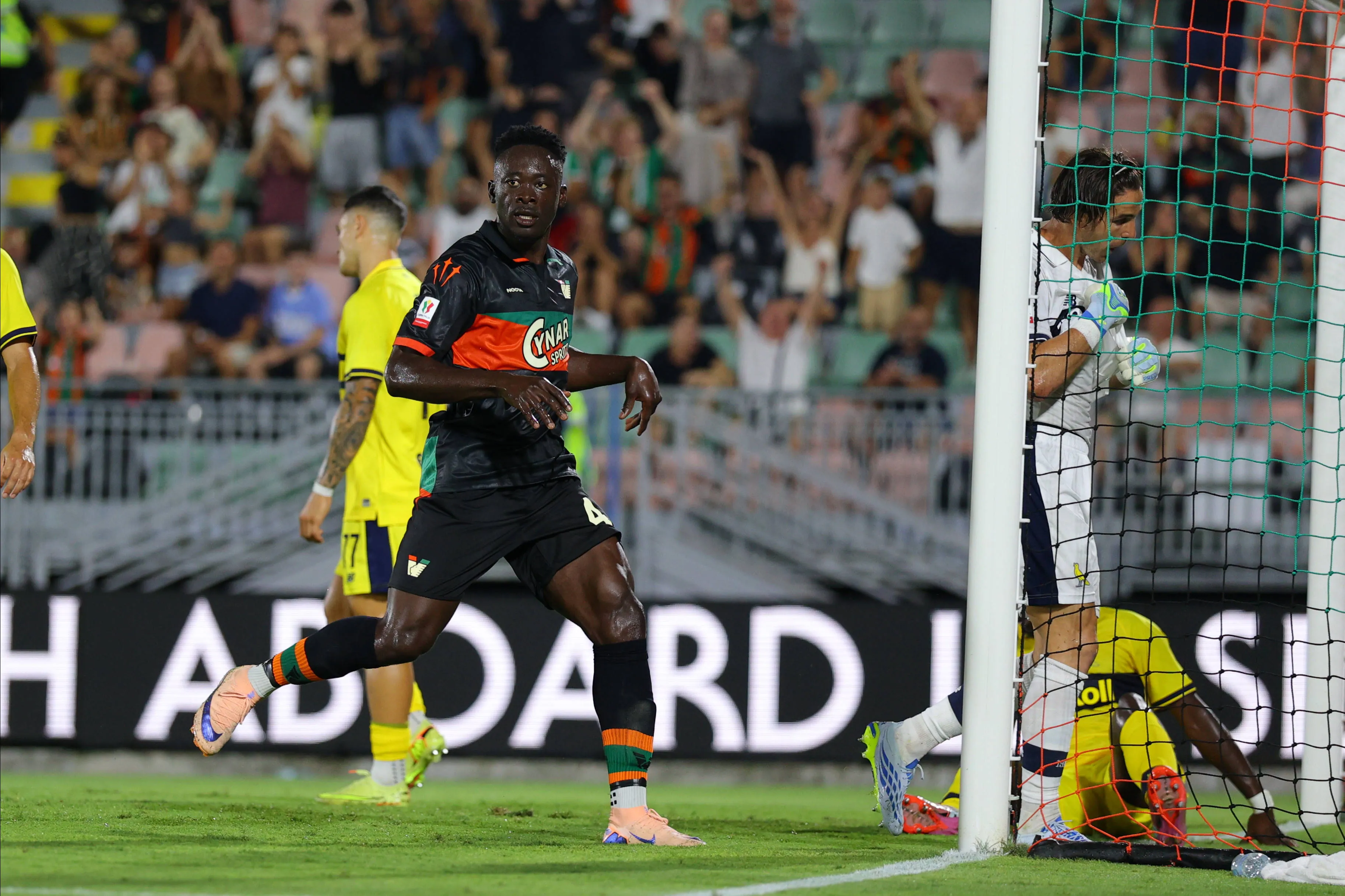 Venezia striker Akor Adams.