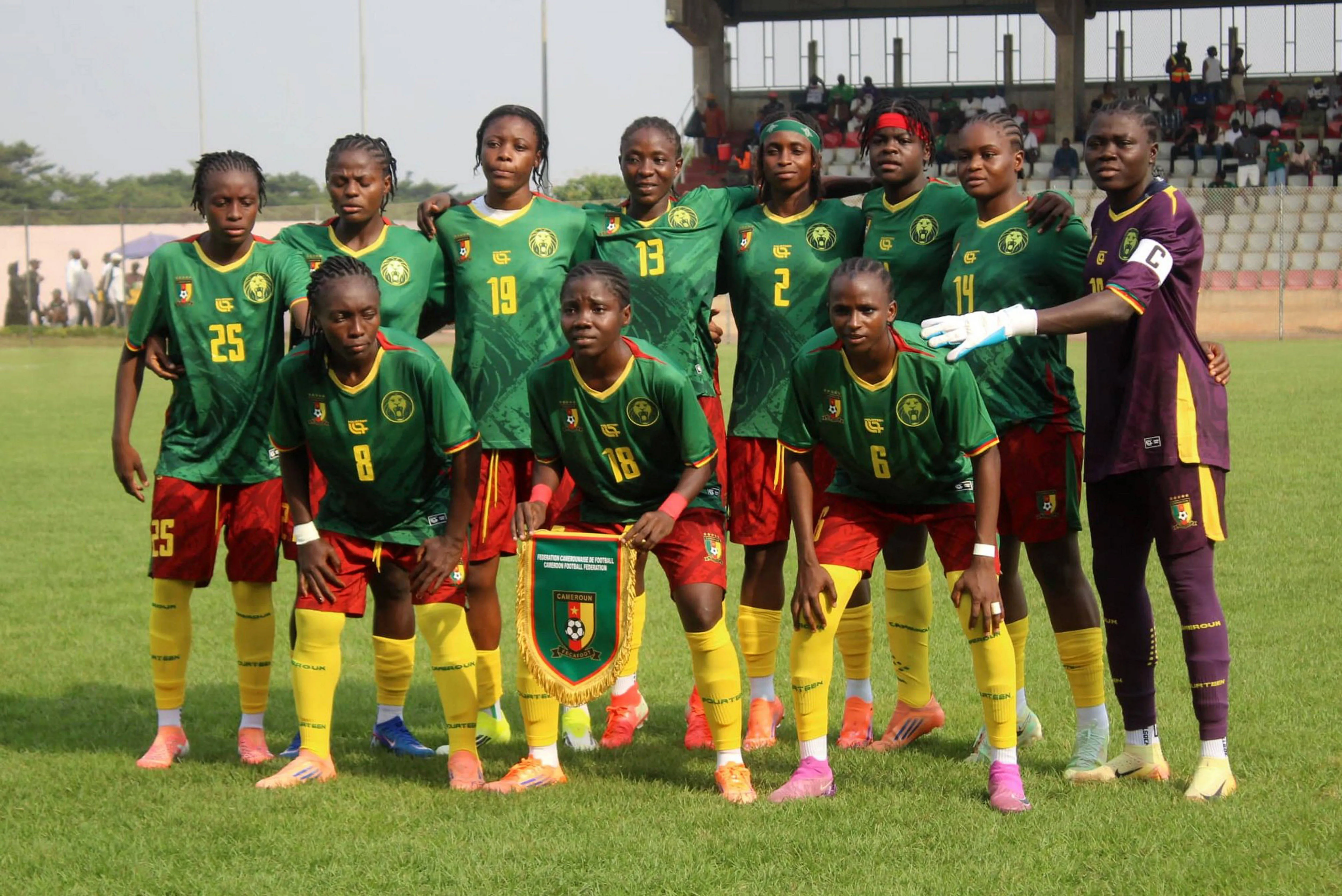 Cameroon during the International Friendly, match between Cameroon and Nigeria women at the Military Stadium on February 28, 2026 in Yaounde, Cameroon.