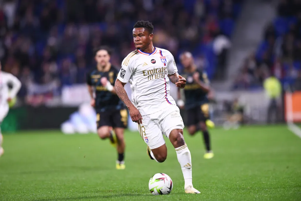 Gift Orban in action for Lyon 