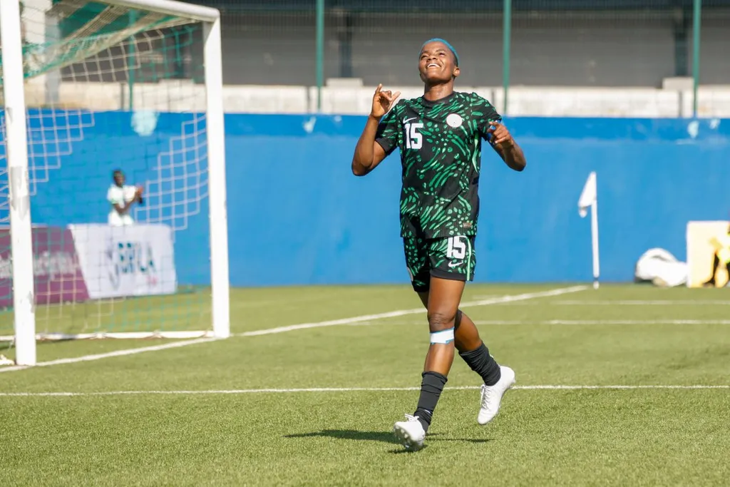 Rasheedat Ajibade scored twice as Super Falcons see off Algeria