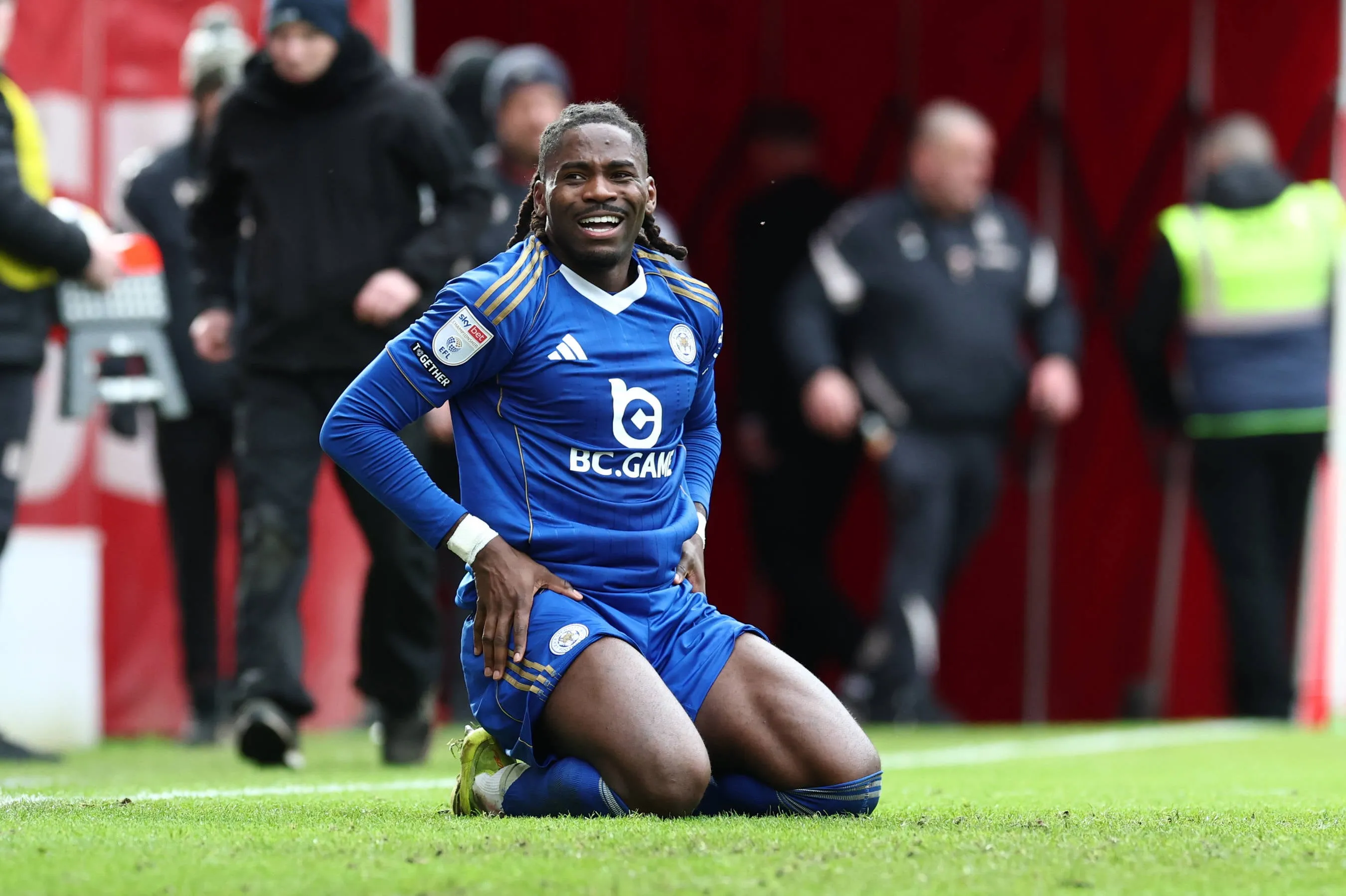 Leicester City defender Caleb. Okoli