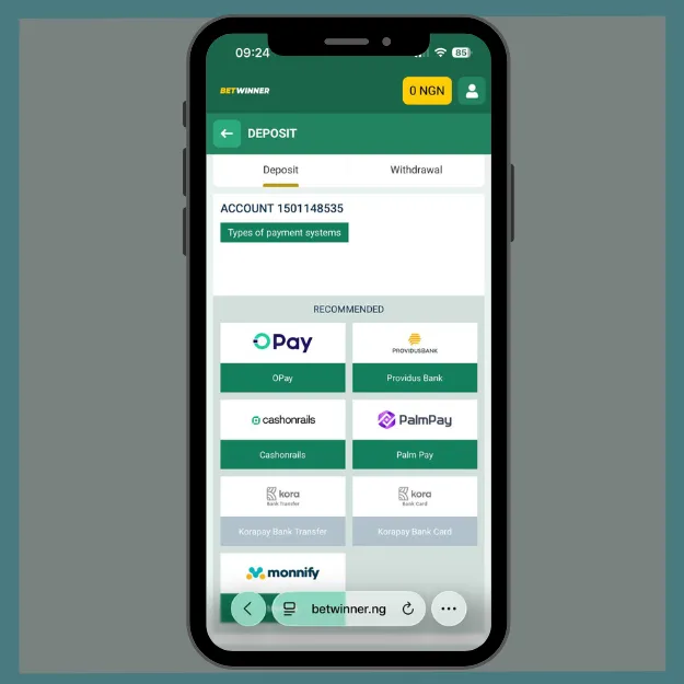 BetWinner promo code deposit