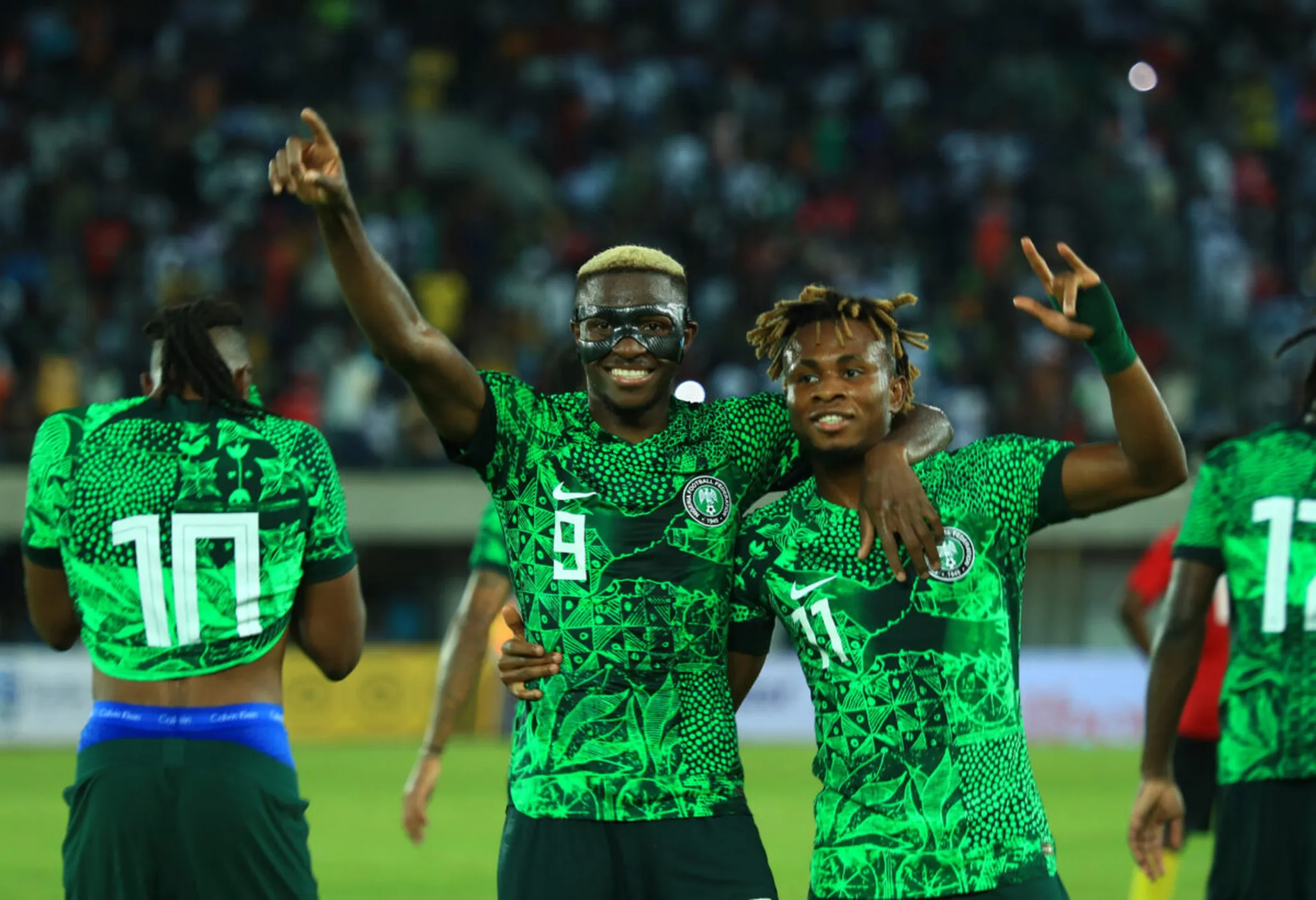 Now we’re talking! – Inconsistent Nigeria forward drowns in teammates’ acclaim