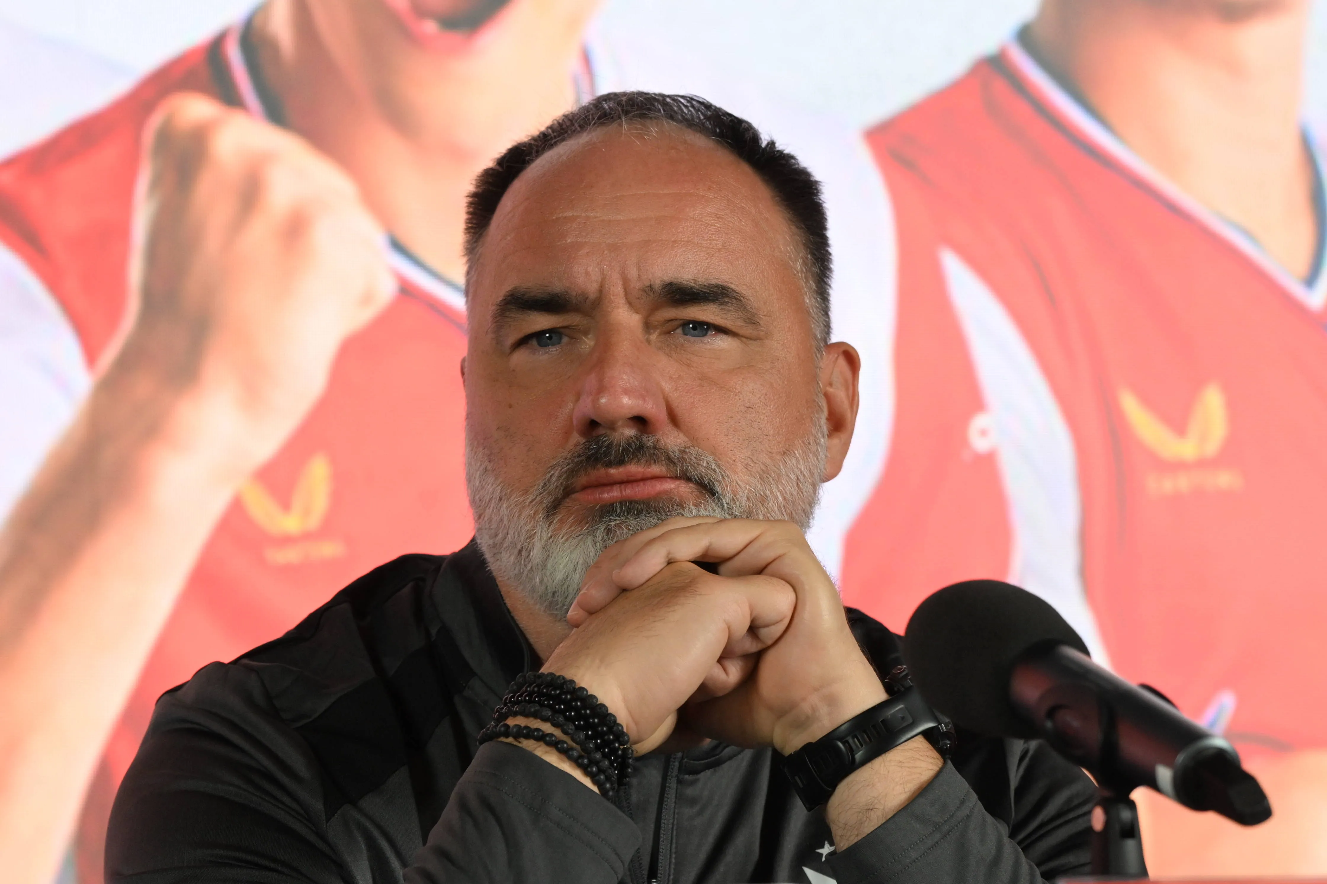 Slavia Prague head coach Jindrich Trpisovsky