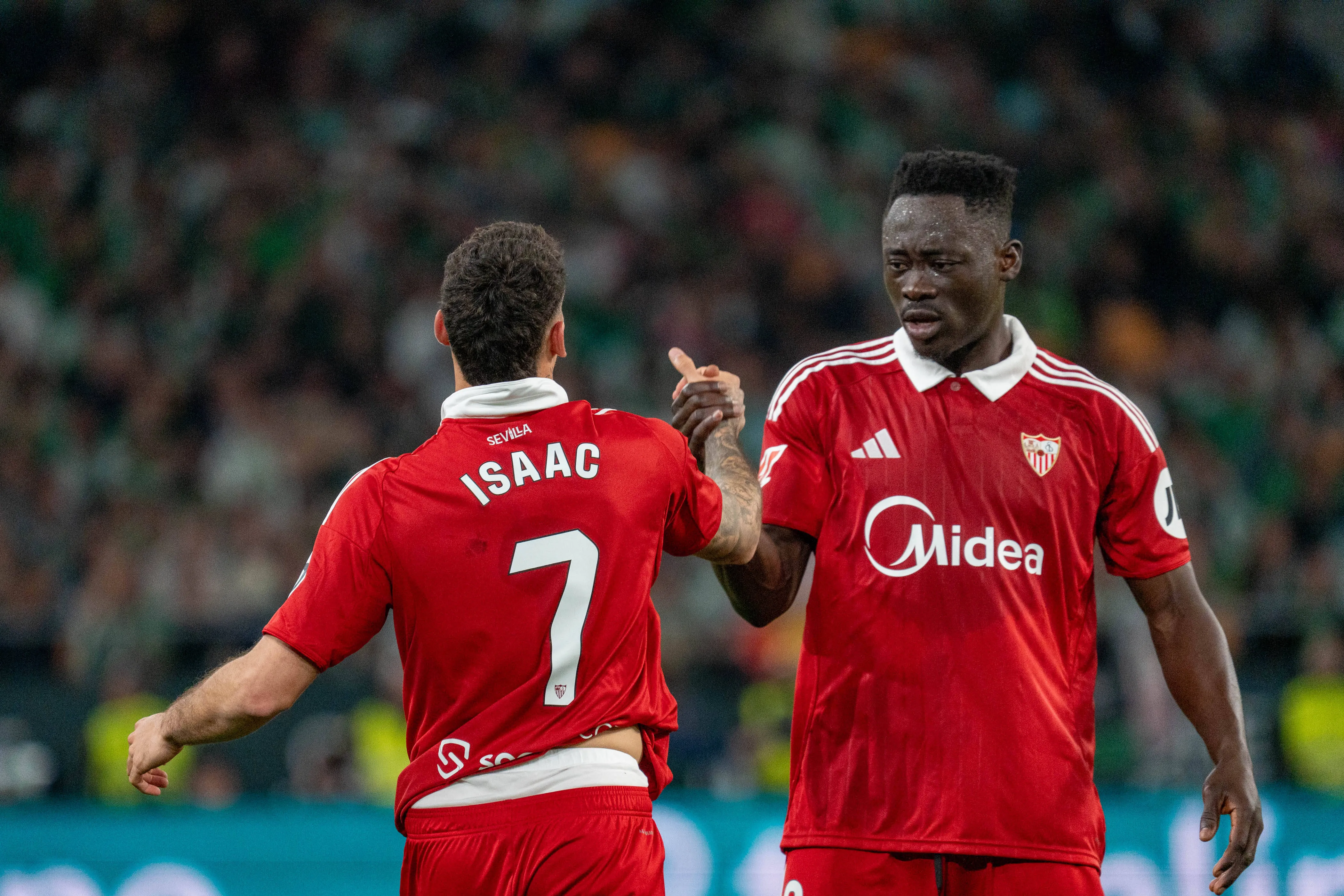 Sevilla forward Akor Adams