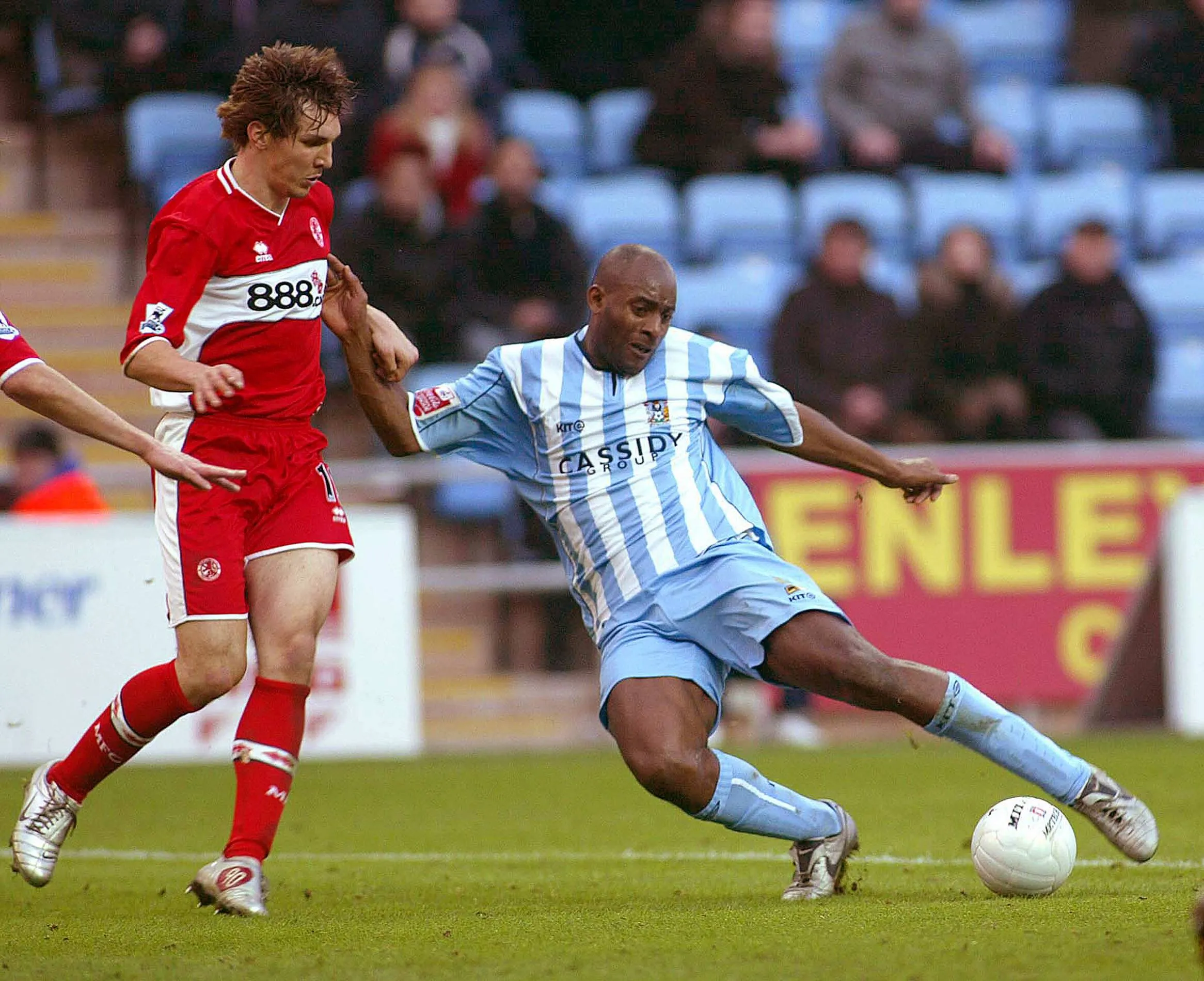 Dele Adebola in action for Coventry City