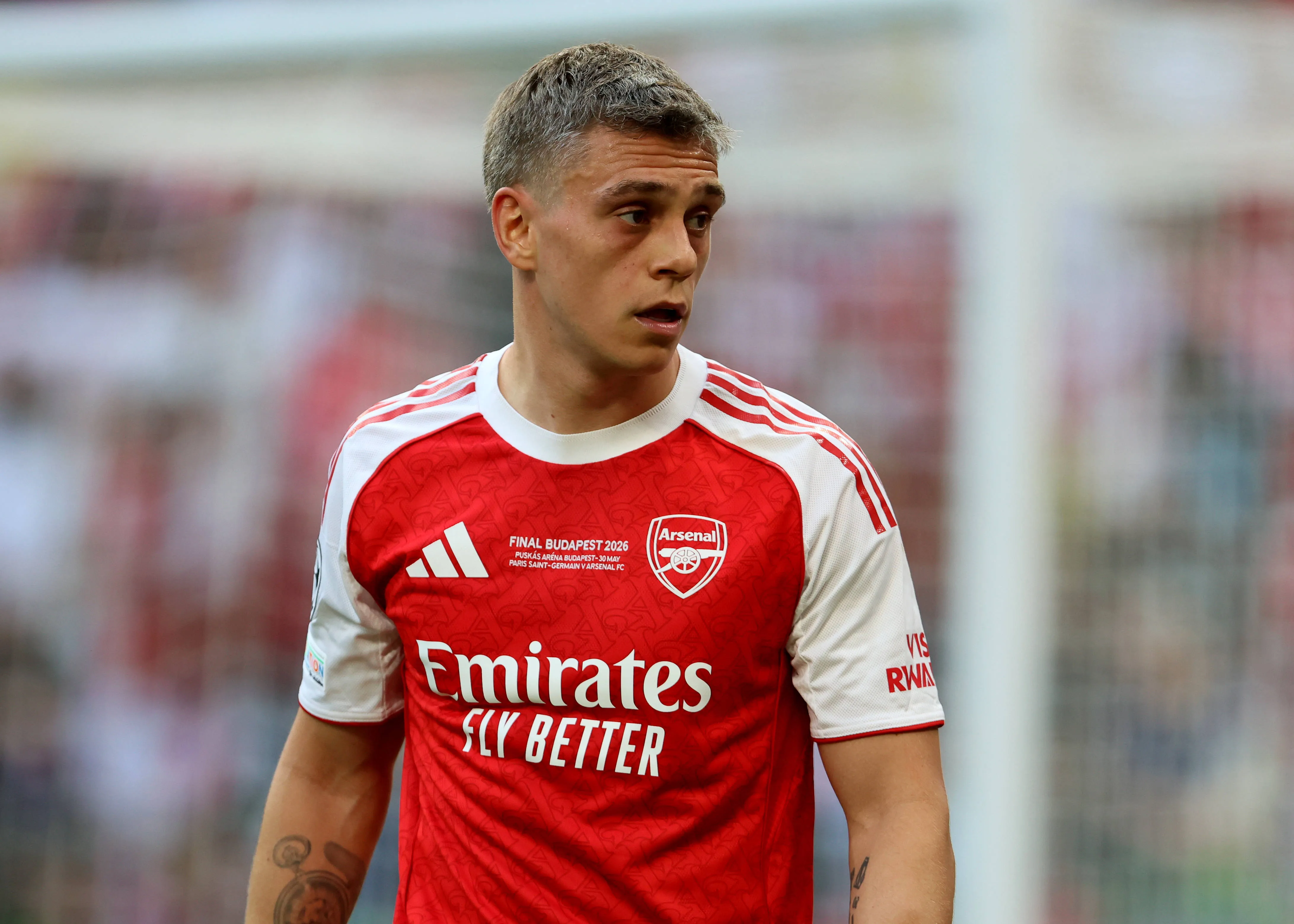 Arsenal forward Leandro Trossard