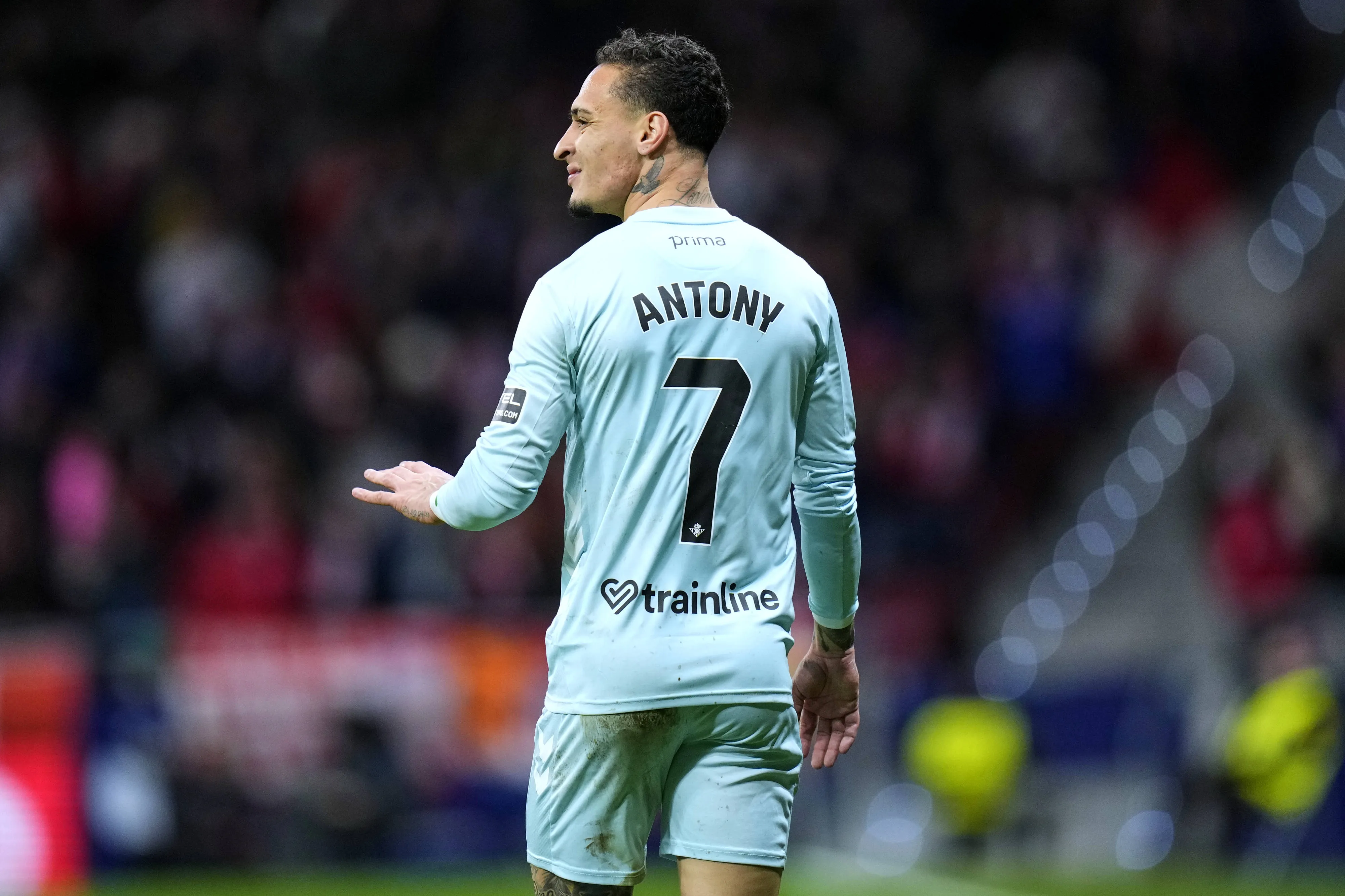 Real Betis' Antony celebrates