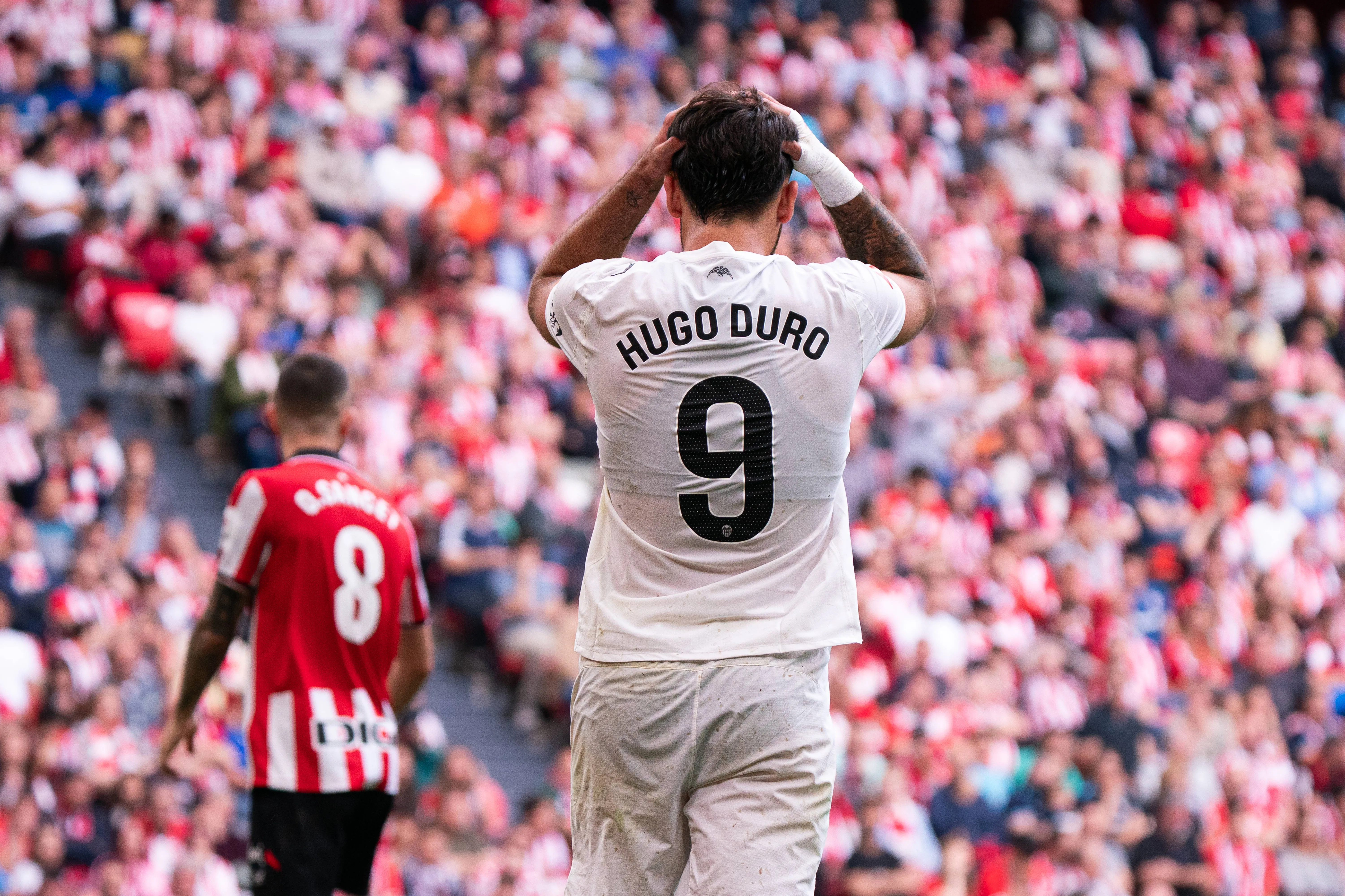 Valencia forward Hugo Duro