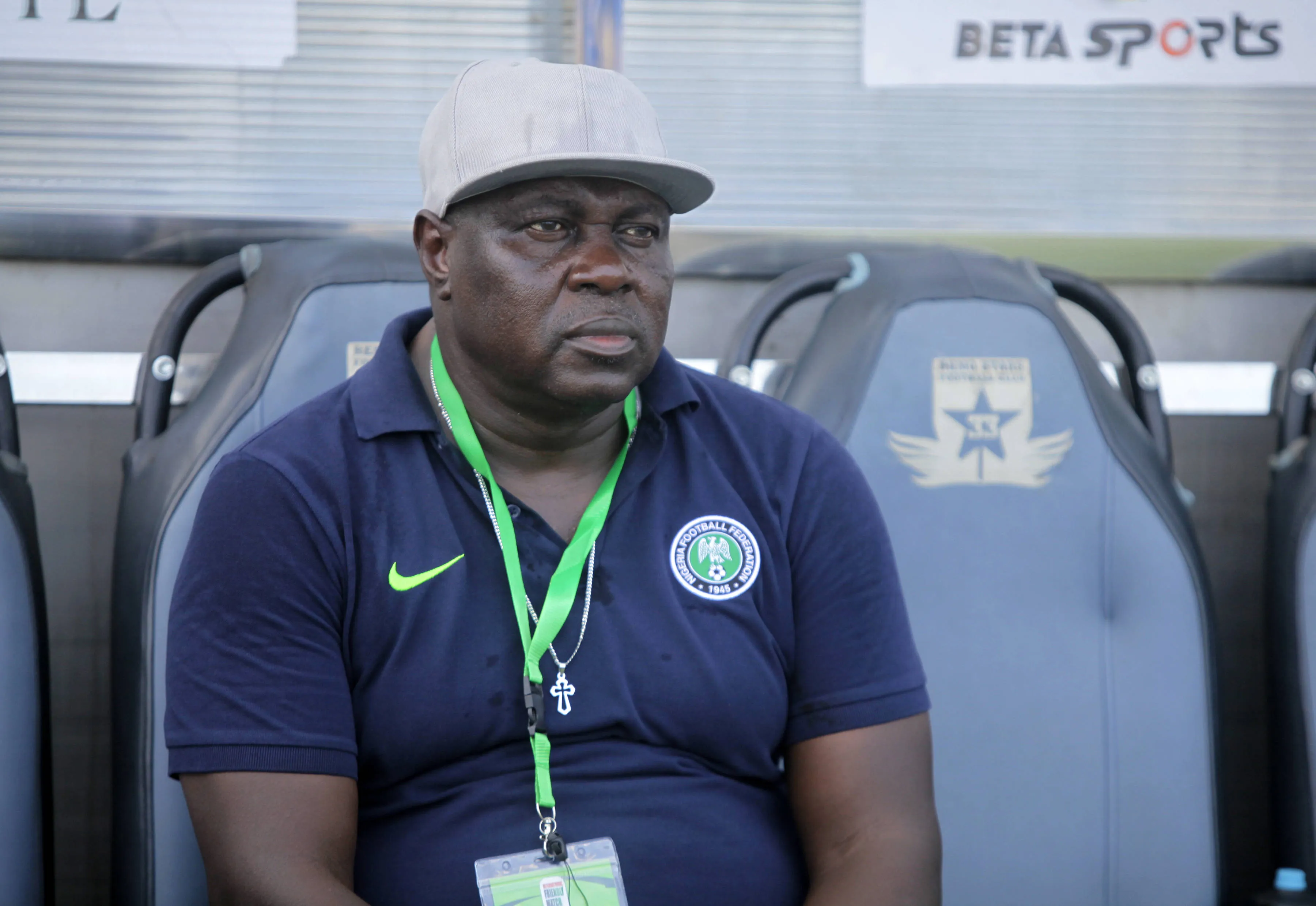 Super Falcons head coach Justine Madugu 