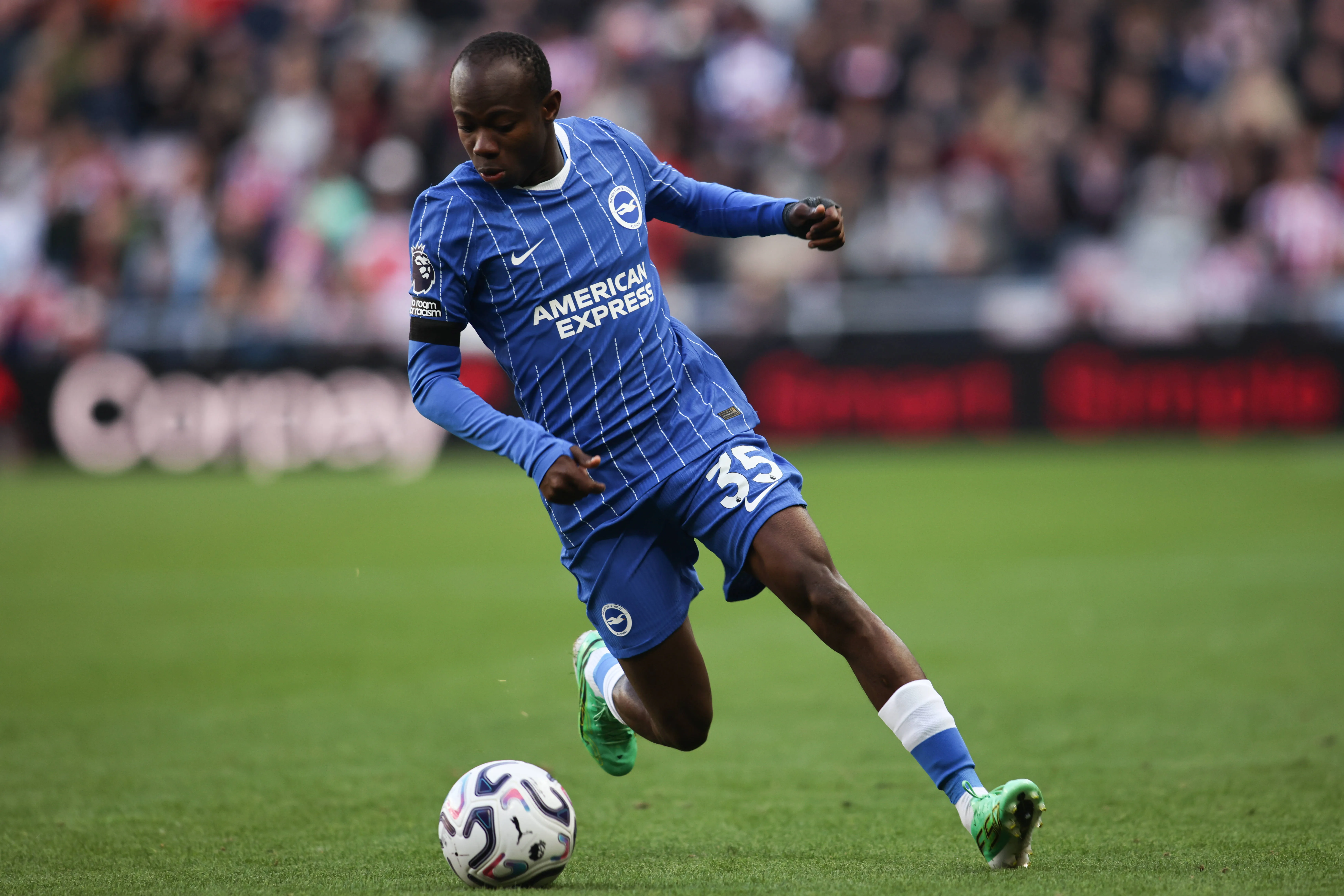 Malick Yalcouye of Brighton and Hove Albion