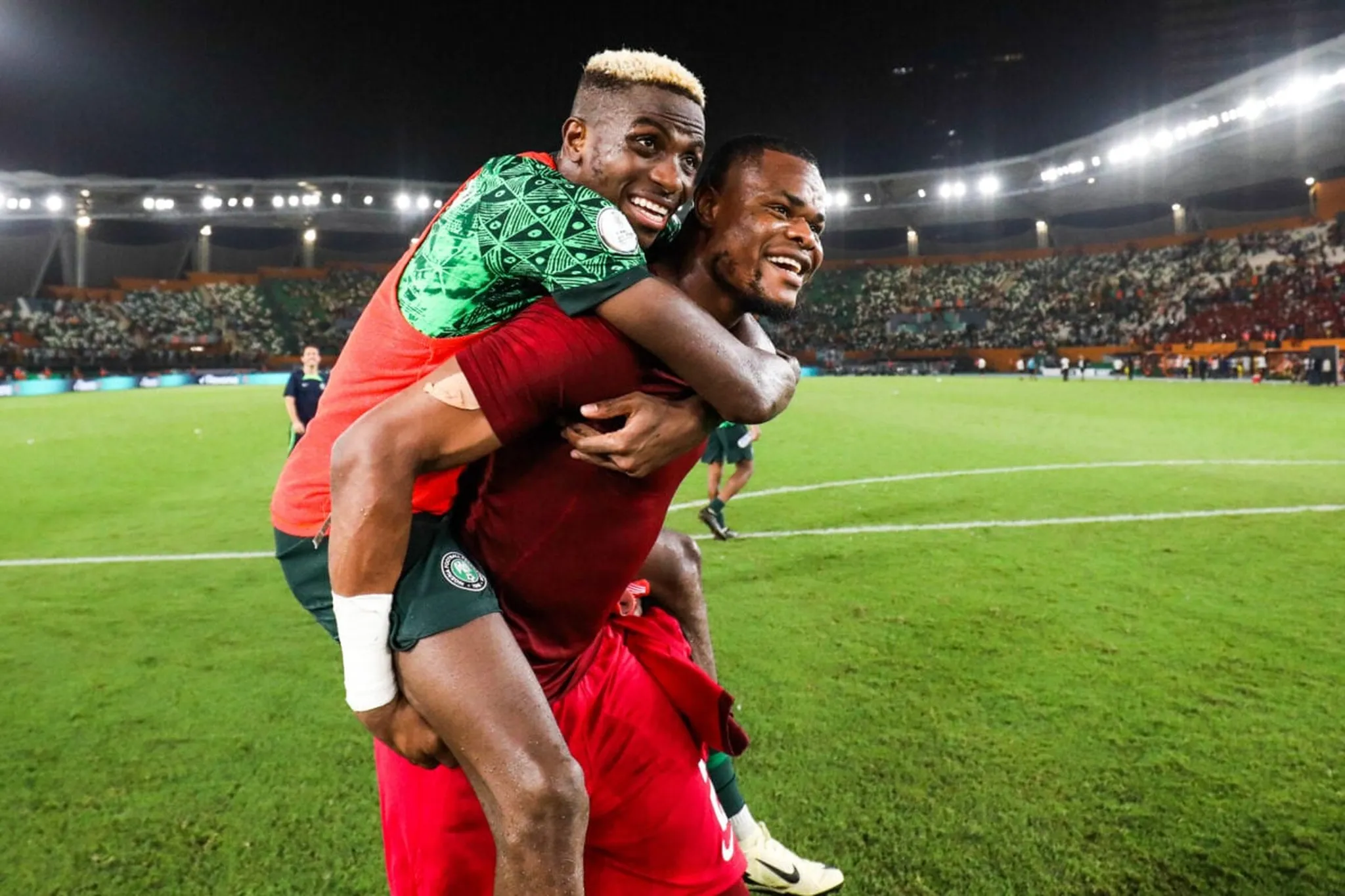 Which teams have qualified for AFCON semifinals?