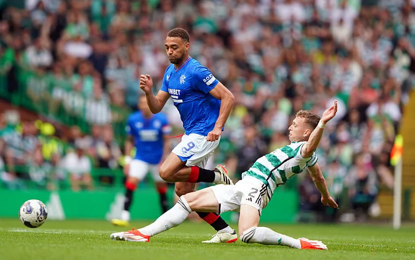 Cyriel Dessers scores Old Firm derby 