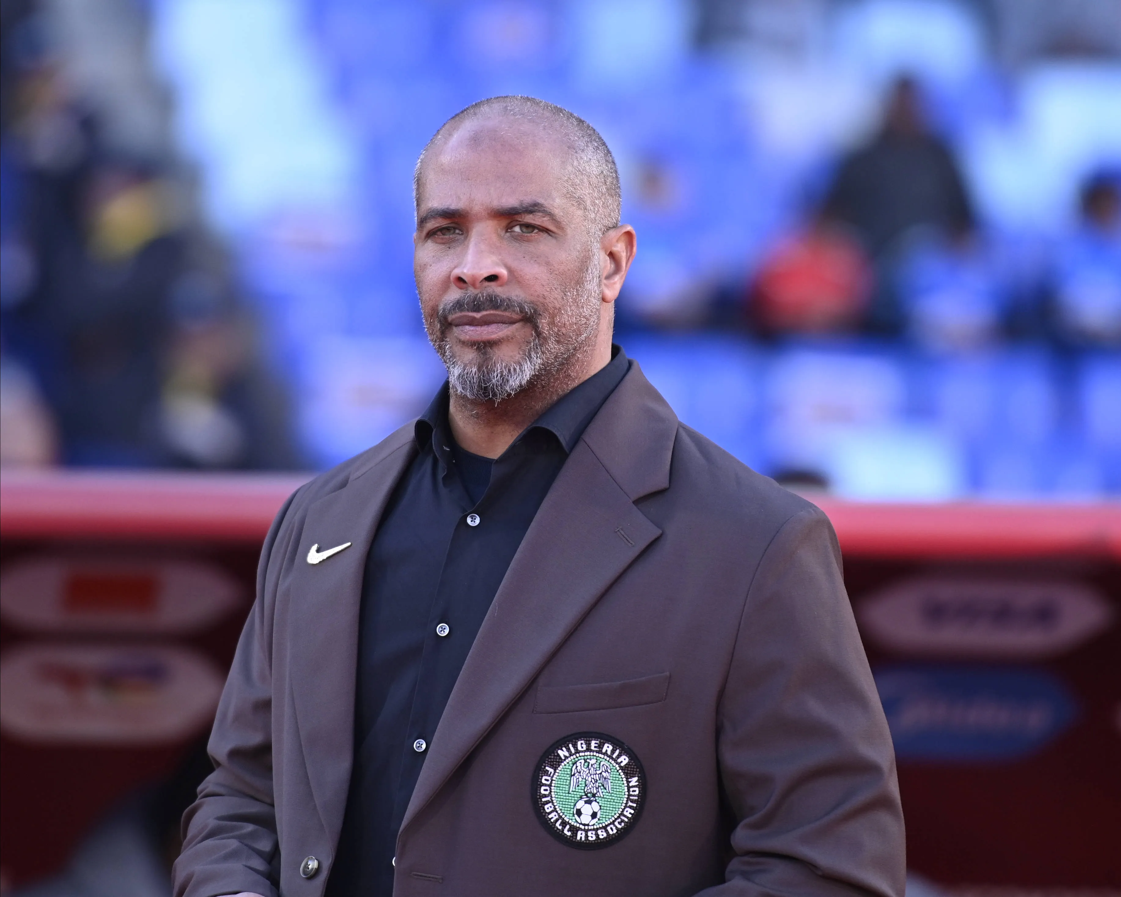 Eric Chelle in action for the Super Eagles of Nigeria