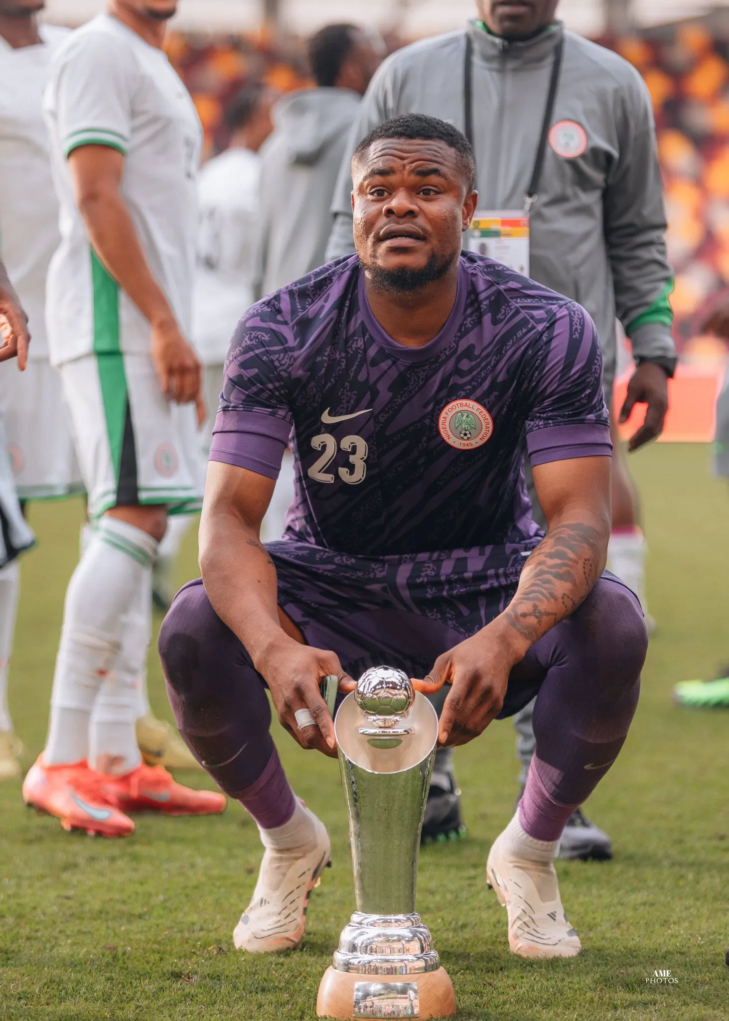 Super Eagles goalkeeper Stanley Nwabali