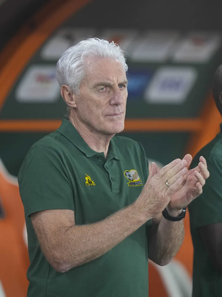 Bafana Bafana coach Hugo Broos 