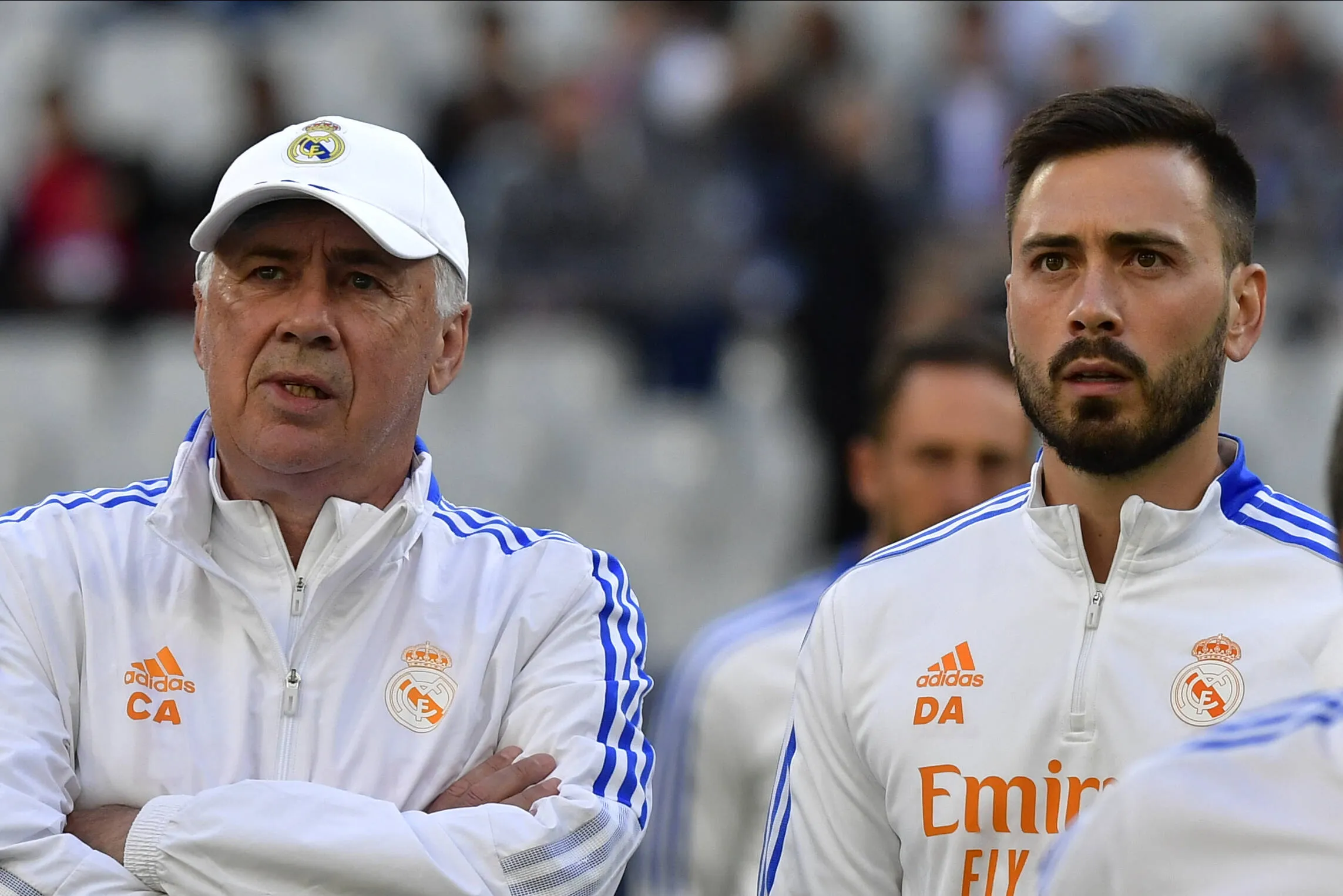 Carlo and Davide Ancelotti at Real Madrid