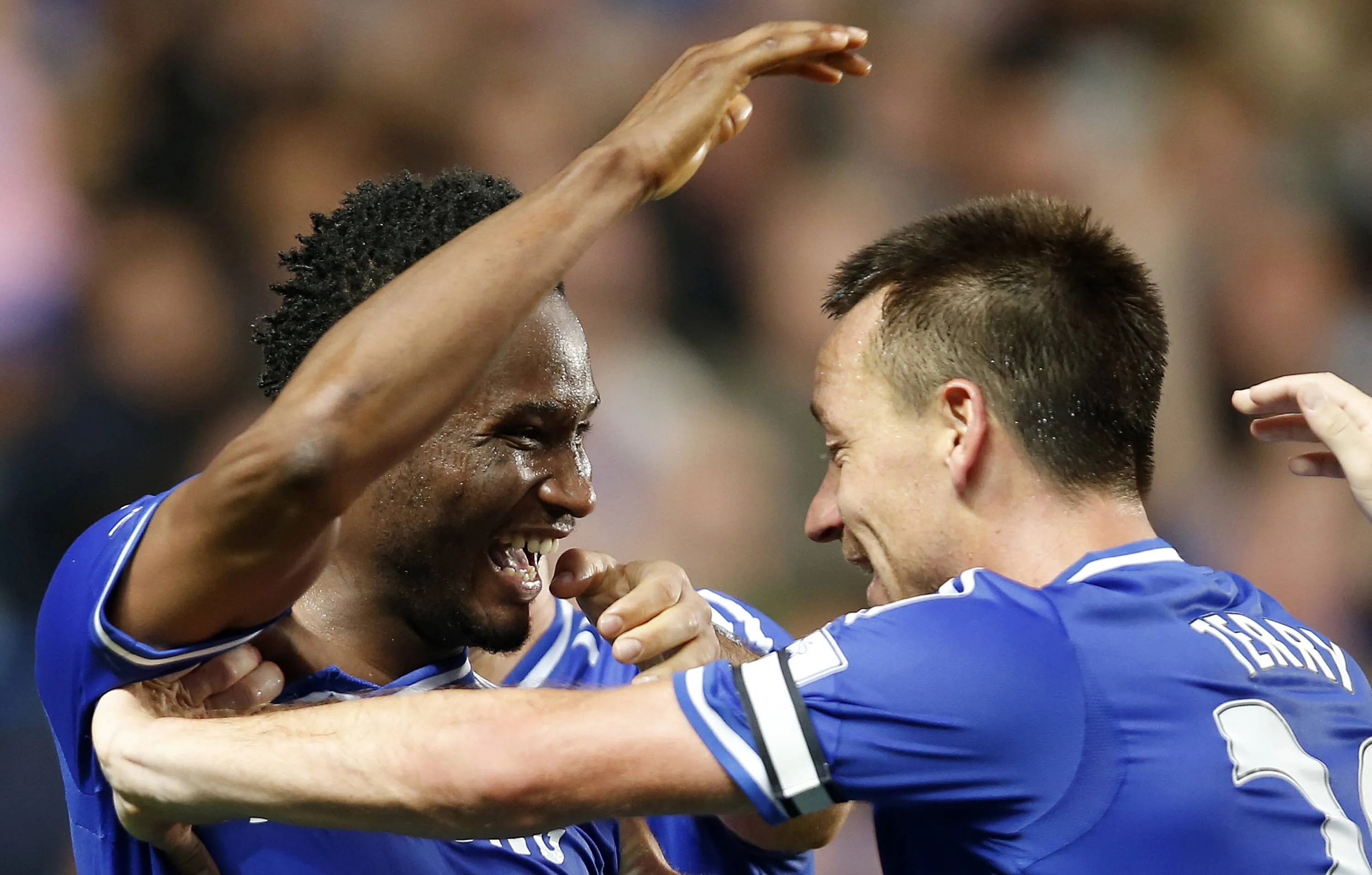 Chelsea legends John Obi Mikel and John Terry 