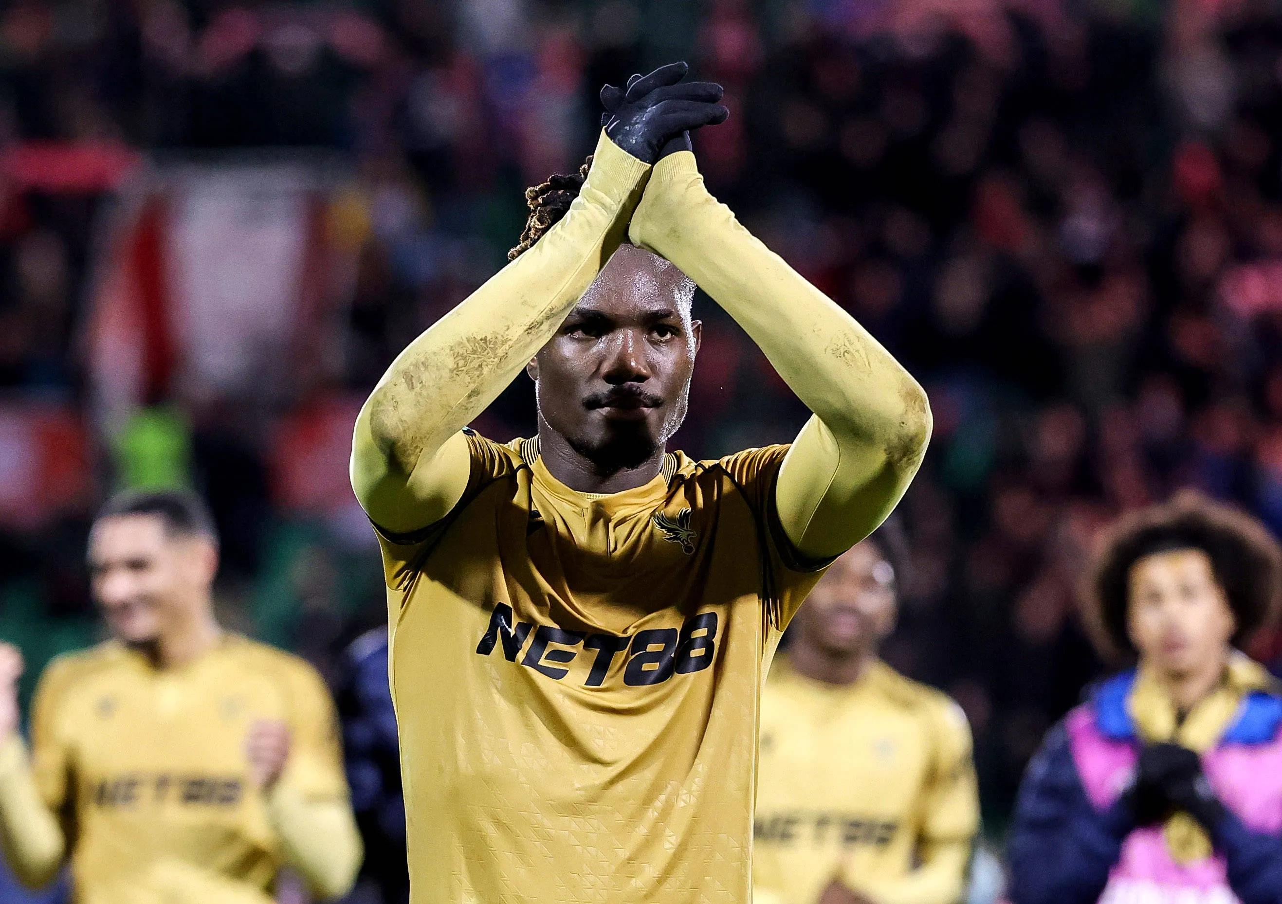   Christantus Uche celebrates