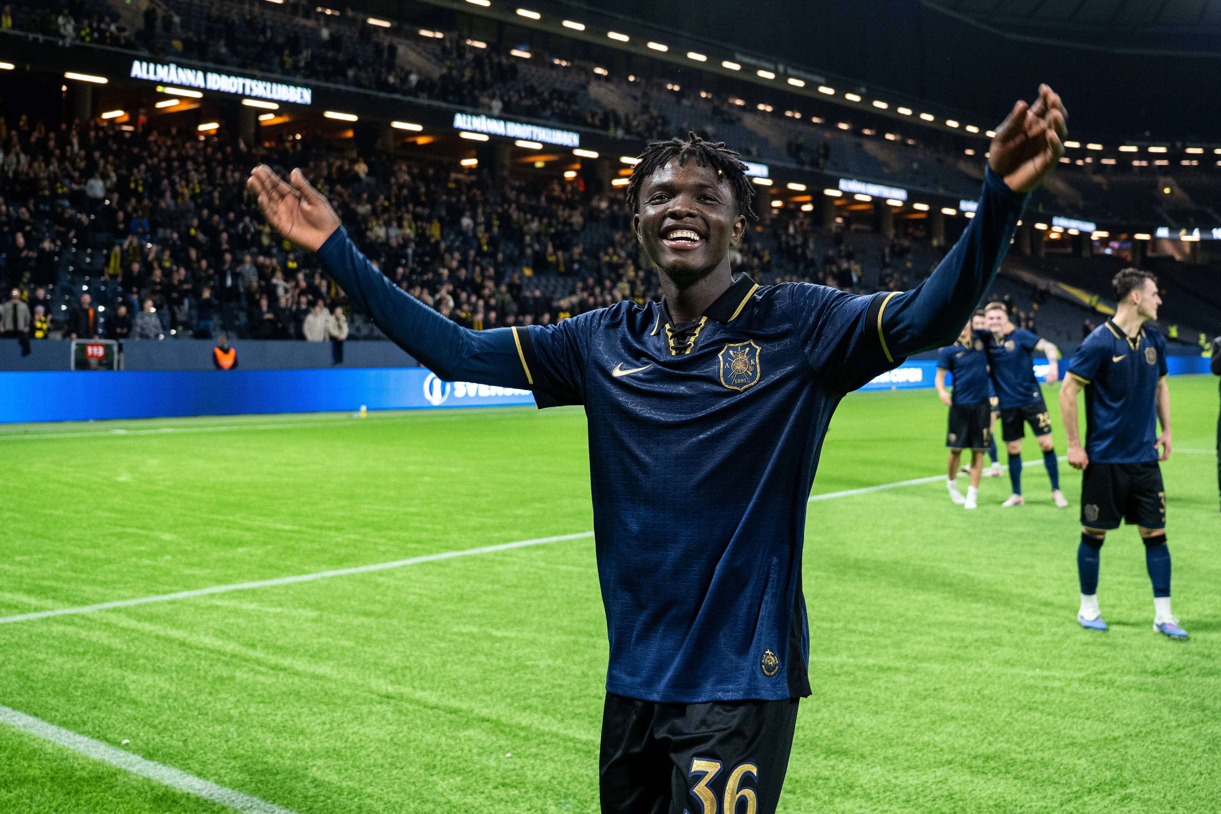 Nigeria and AIK teen talent Zadok Yohanna.