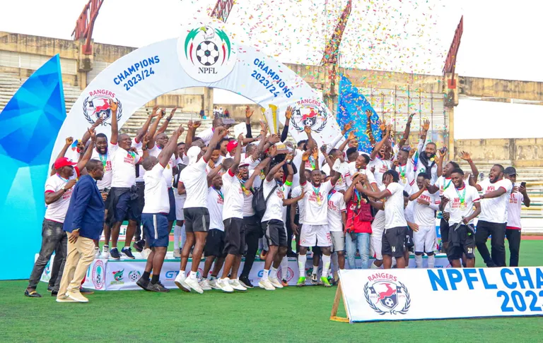Rangers win NPFL title, Enyimba land in Africa, Sporting Lagos relegated