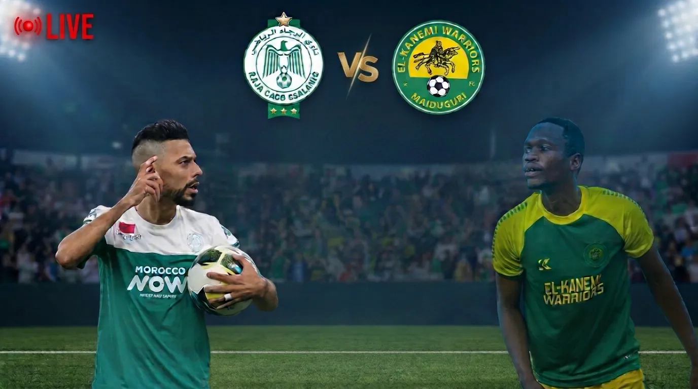 Raja Casablanca vs El Kanemi Warriors LIVE: Follow scores, goals, updates, commentary & CAF CC results
