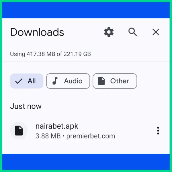 Download Nairabet apk