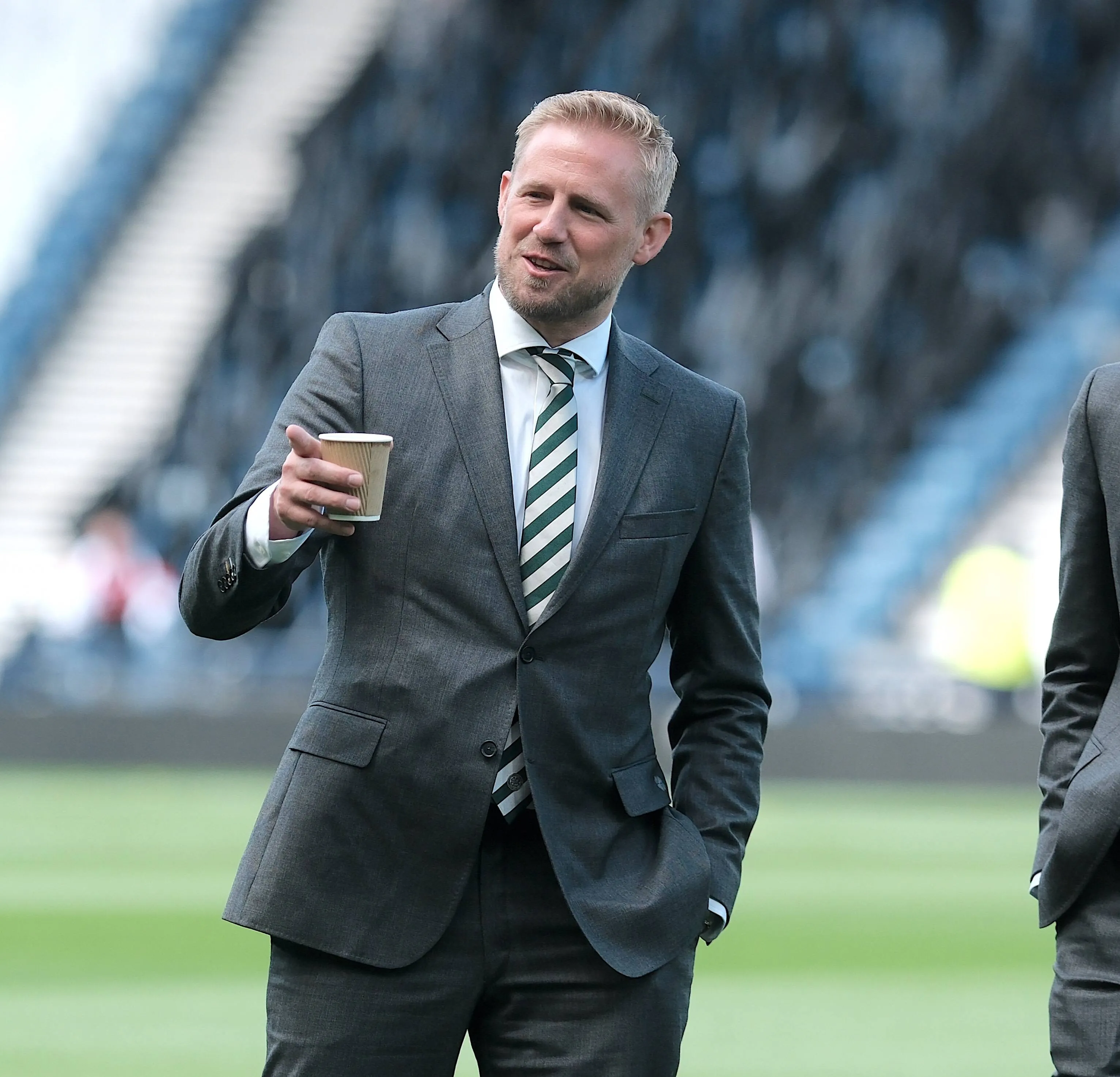 Celtic goalkeeper Kasper Schmeichel Glasgow Barclays Hampden Scotland