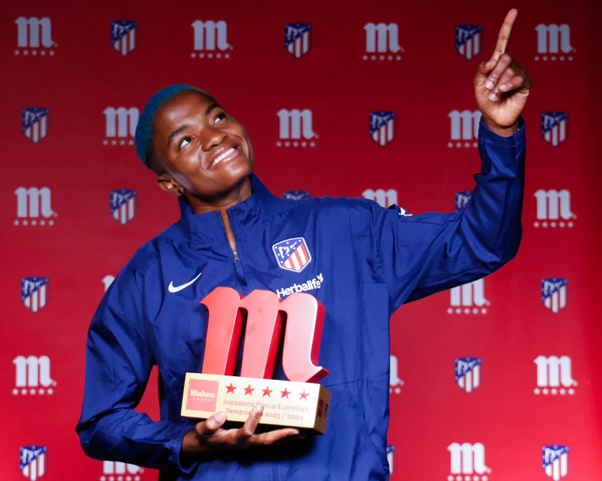 Ajibade: Super Falcons skipper named Atletico Madrid Femmine’s POTY