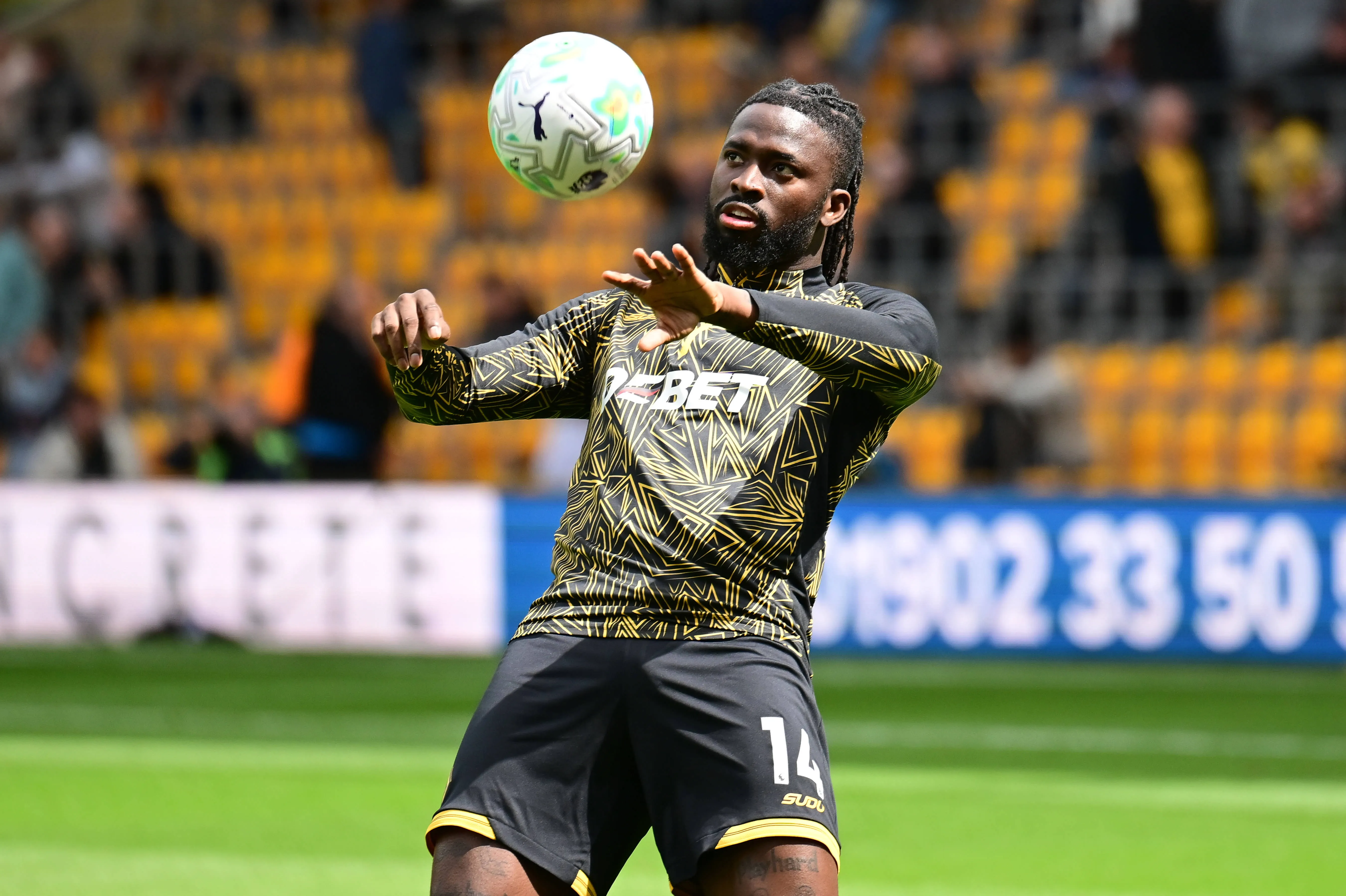 Super Eagles and Wolves striker Tolu Arokodare 