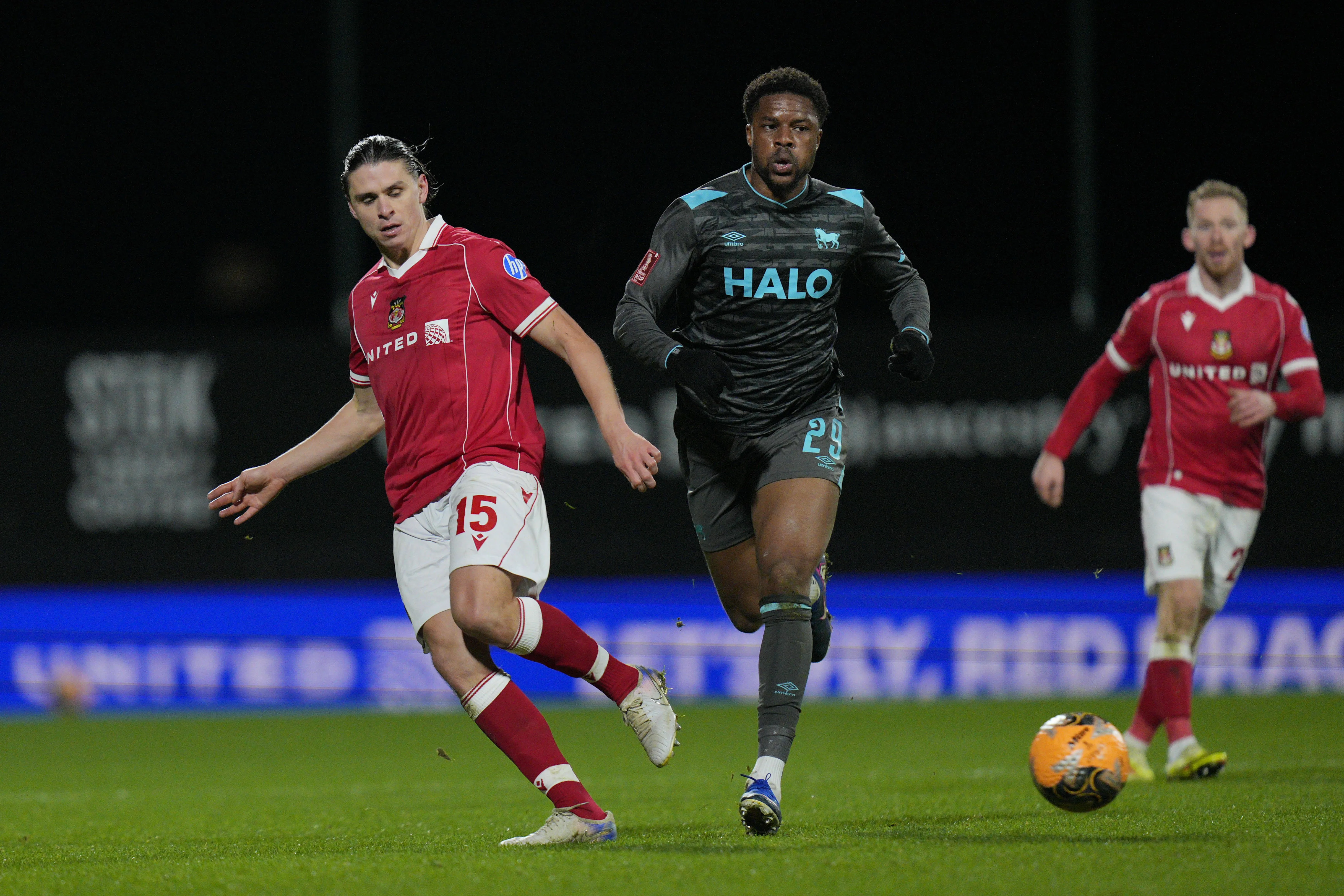 Super Eagles hopeful Chuba Akpom (middle)