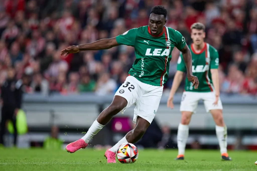 Nigerian forward Samuel Omorodion 