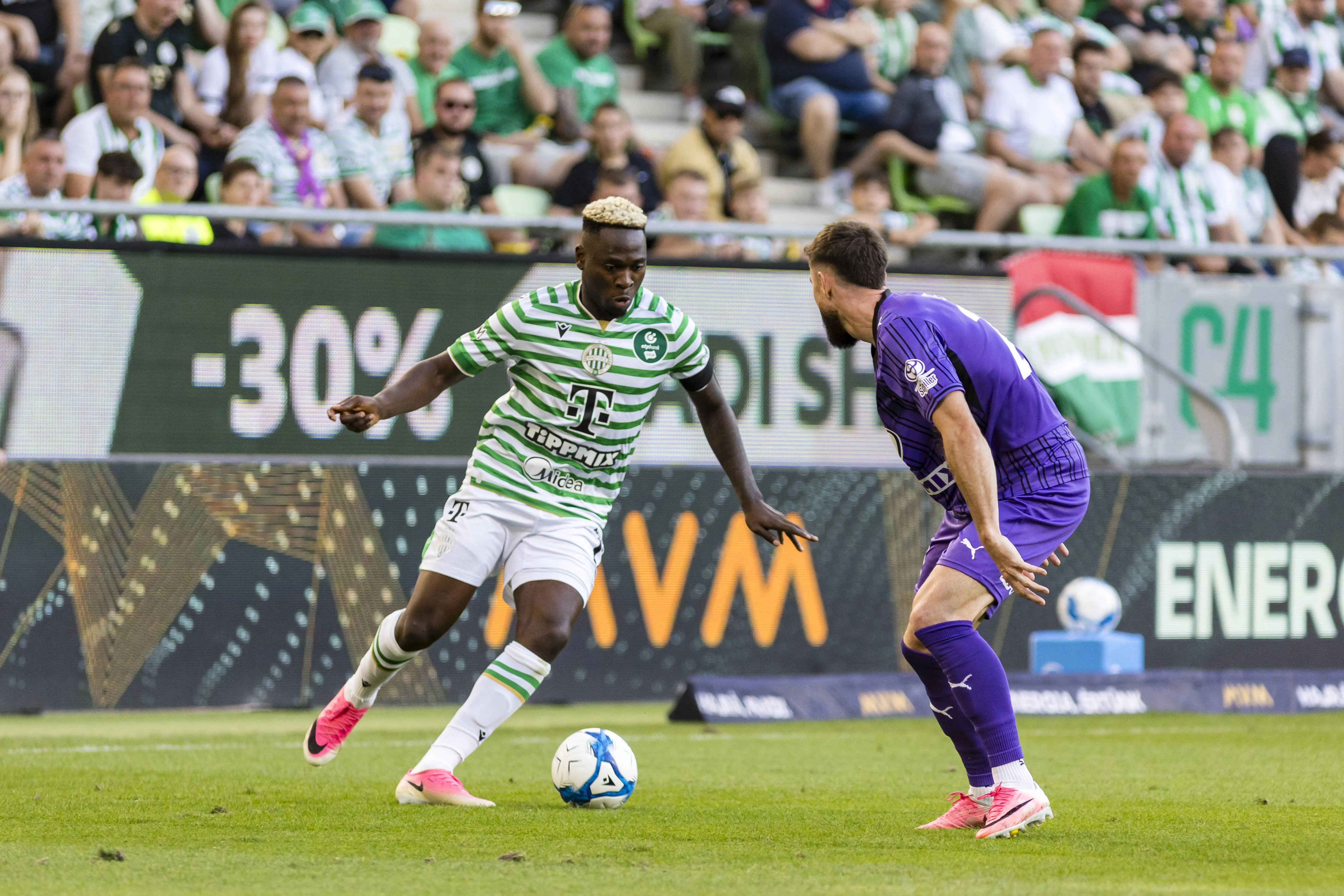 Bamidele Yusuf of Ferencvaros