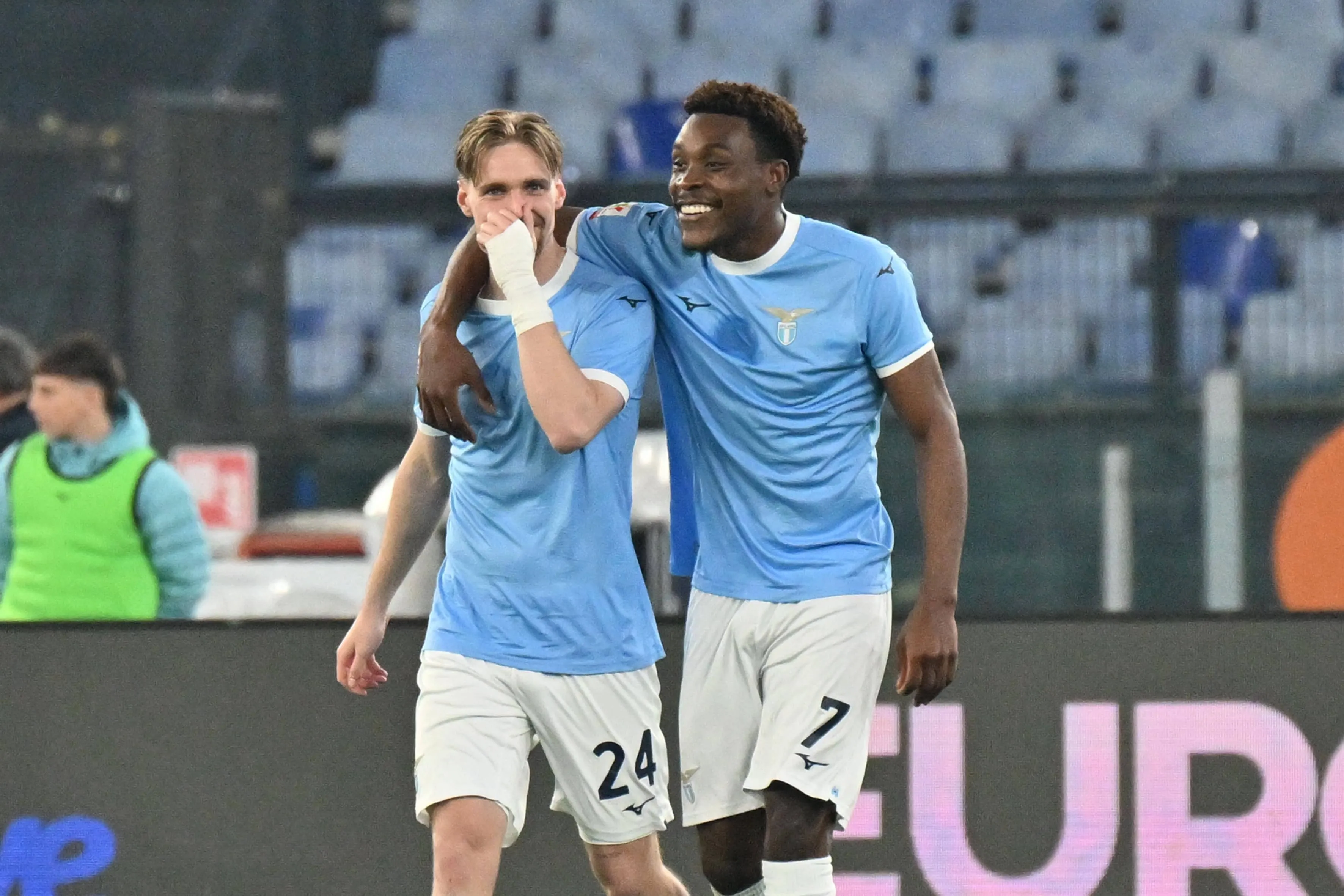 Super Eagles and Lazio midfielder Fisayo Dele-Bashiru 