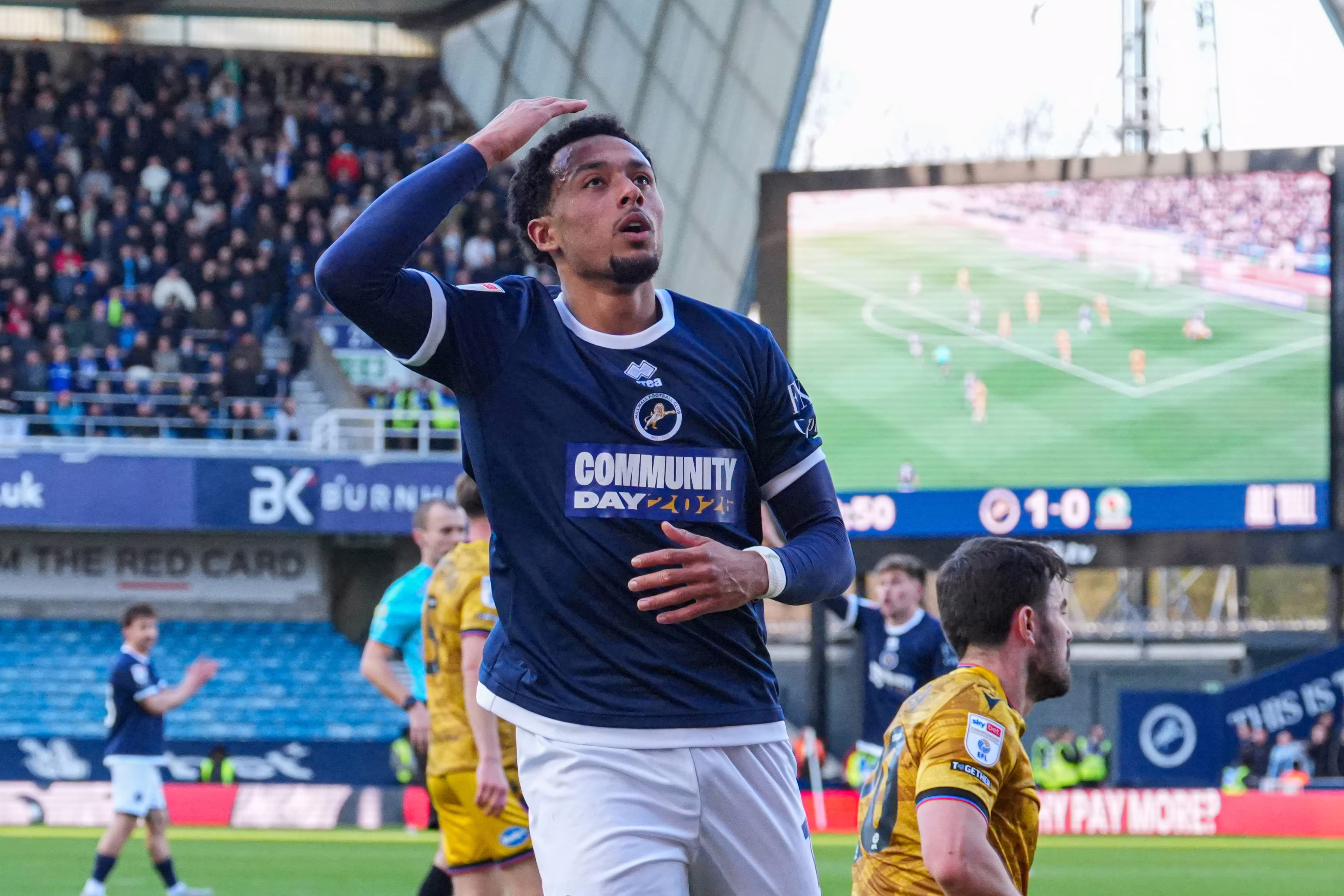 Aston Villa target Femi Azeez in action