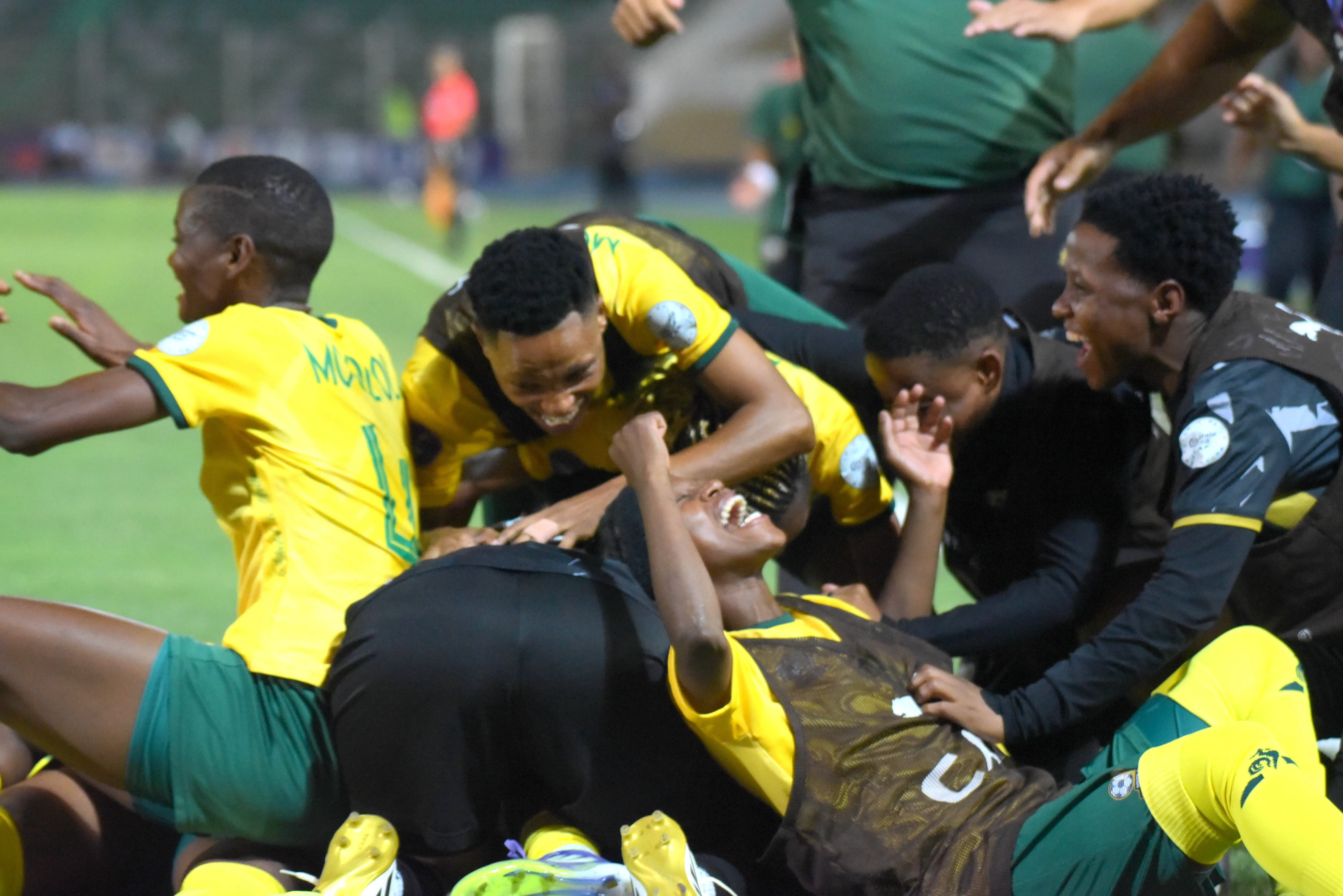 South Africa during the 2025 WAFCON match between South Africa and Mali