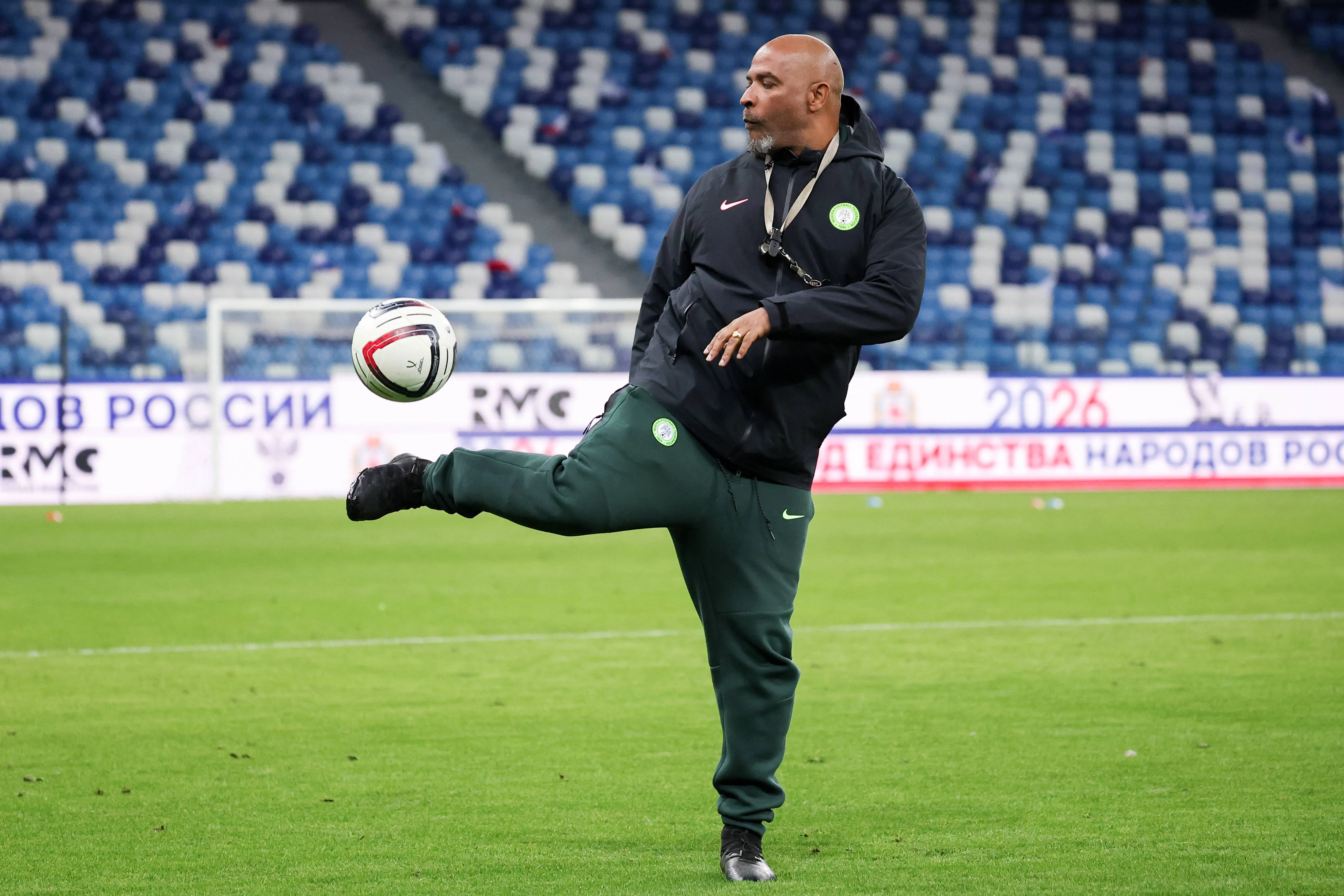 Super Eagles head coach Eric Chelle